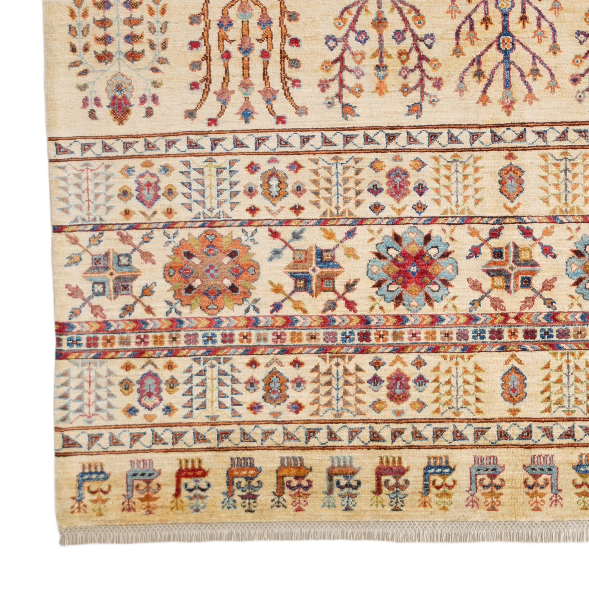 5' 11 x 8' 2 Hand Knotted Ariana Ziegler Rug