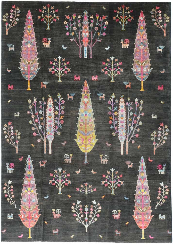 6' 11 x 9' 10 Hand Knotted Ariana Ziegler Rug