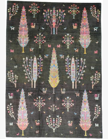 7' x 9' 11 Hand Knotted Ariana Ziegler Rug
