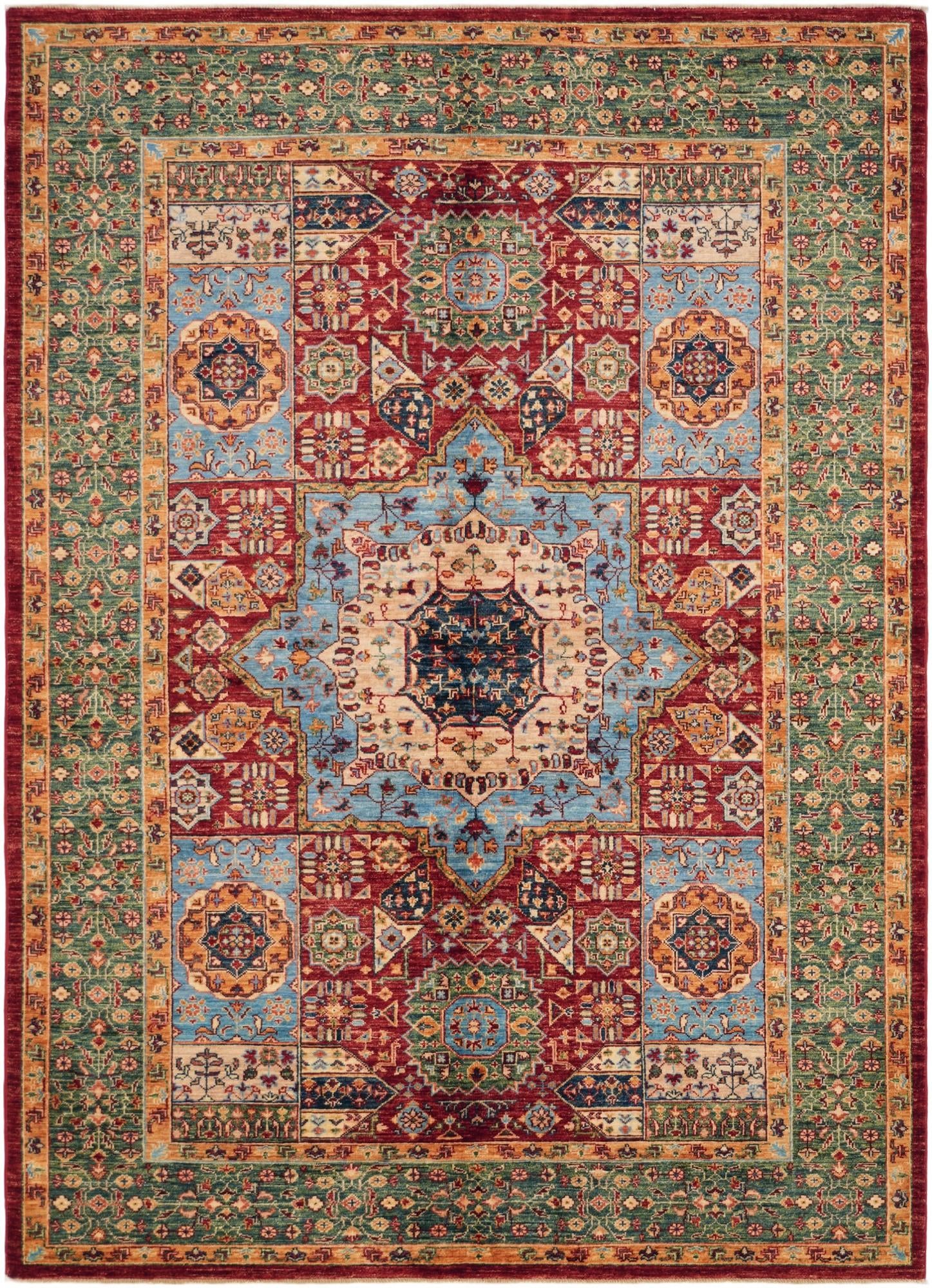 5' 10 x 8' Hand Knotted Ariana Ziegler Rug