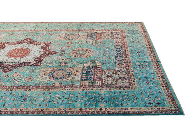 6' 11 x 10' Hand Knotted Ariana Ziegler Rug