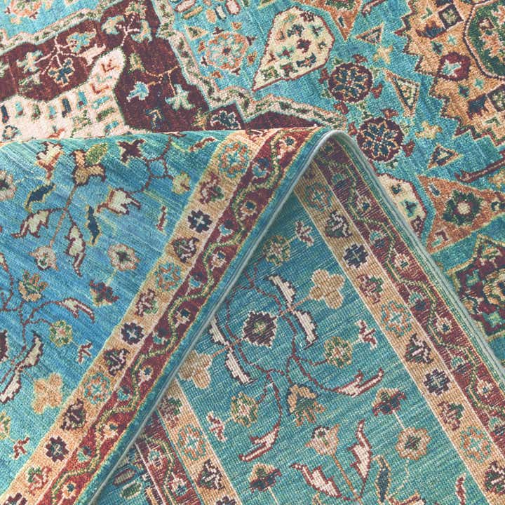 6' 11 x 10' Hand Knotted Ariana Ziegler Rug