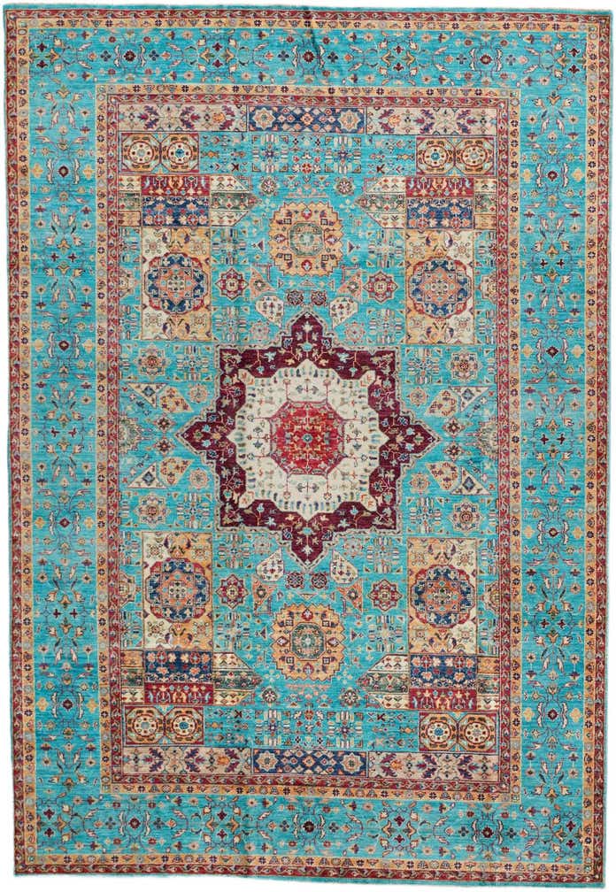 6' 11 x 10' Hand Knotted Ariana Ziegler Rug