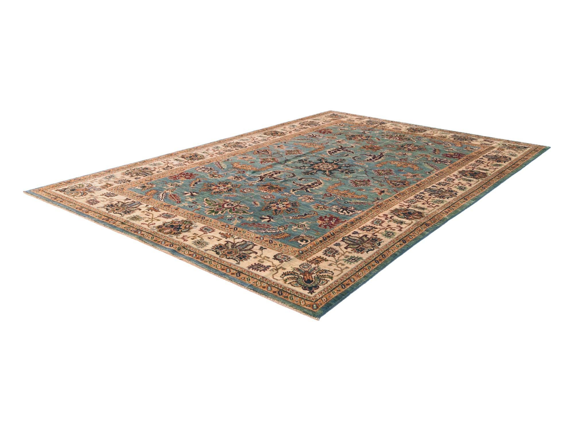 6' 9 x 9' 11 Hand Knotted Ariana Ziegler Rug