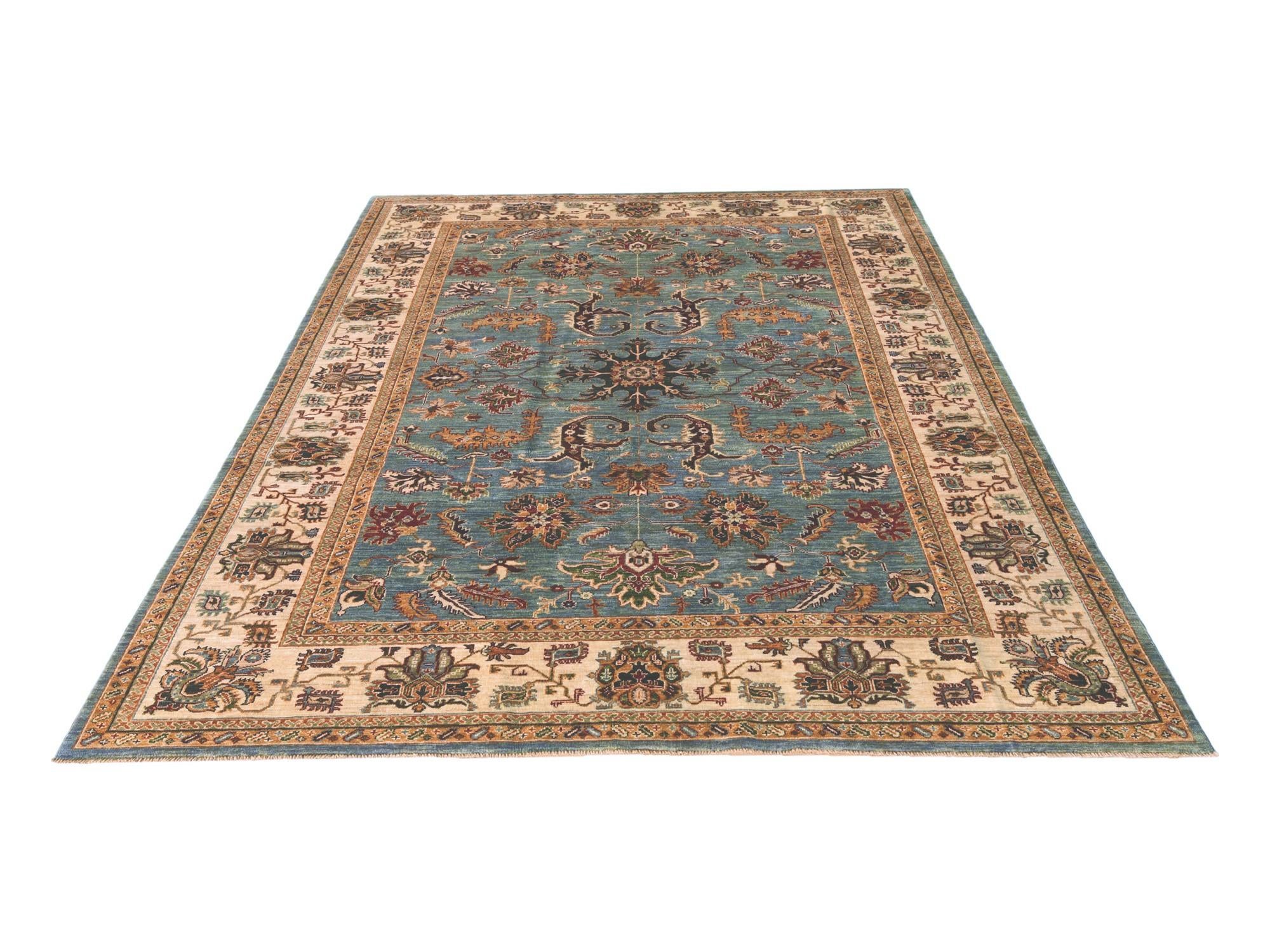 6' 9 x 9' 11 Hand Knotted Ariana Ziegler Rug