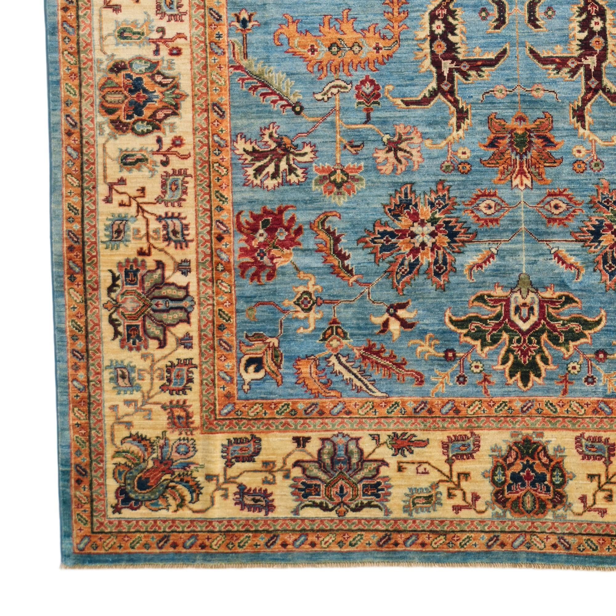 6' 9 x 9' 11 Hand Knotted Ariana Ziegler Rug
