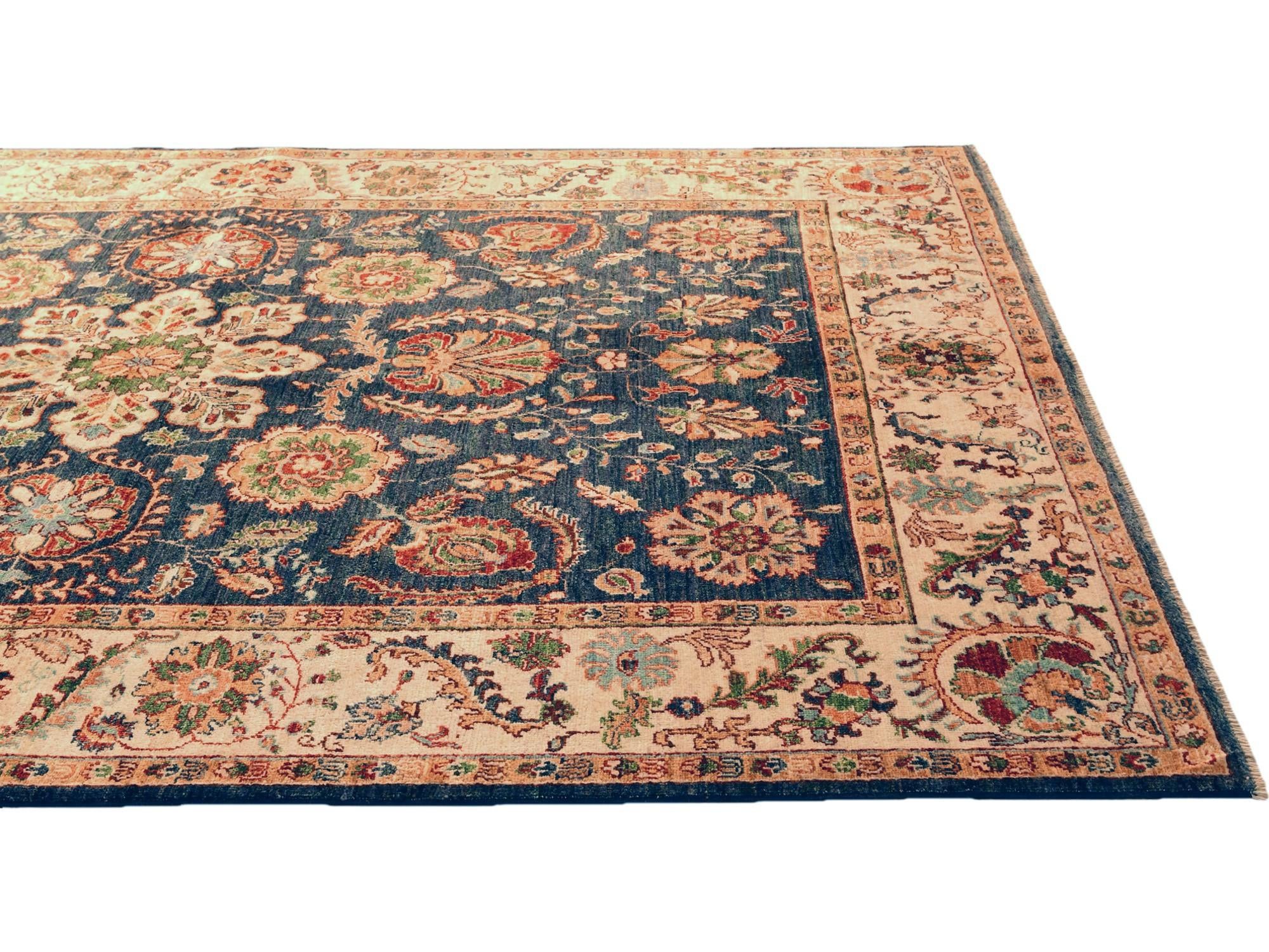 5' 9 x 8' 6 Hand Knotted Ariana Ziegler Rug