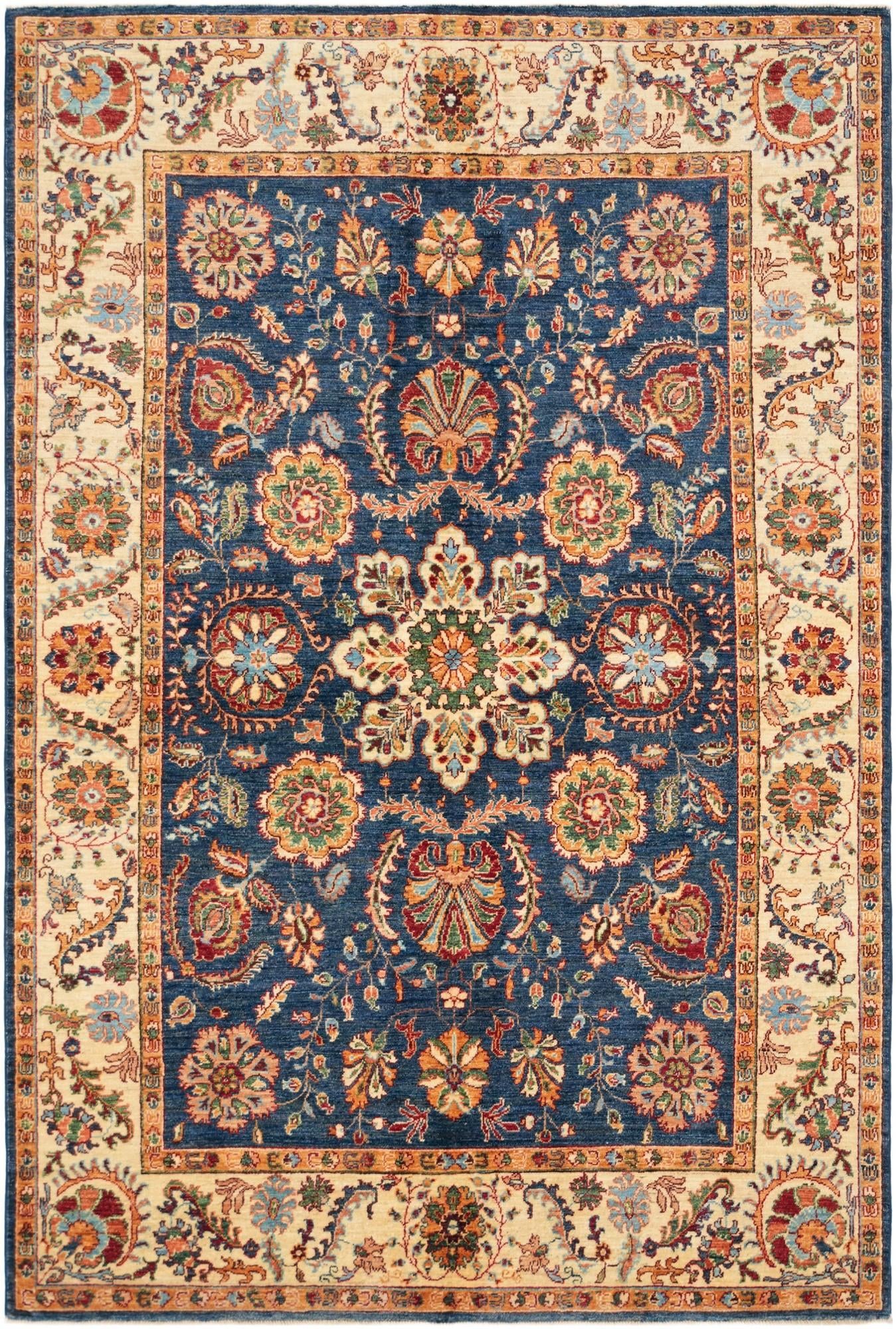 5' 9 x 8' 6 Hand Knotted Ariana Ziegler Rug