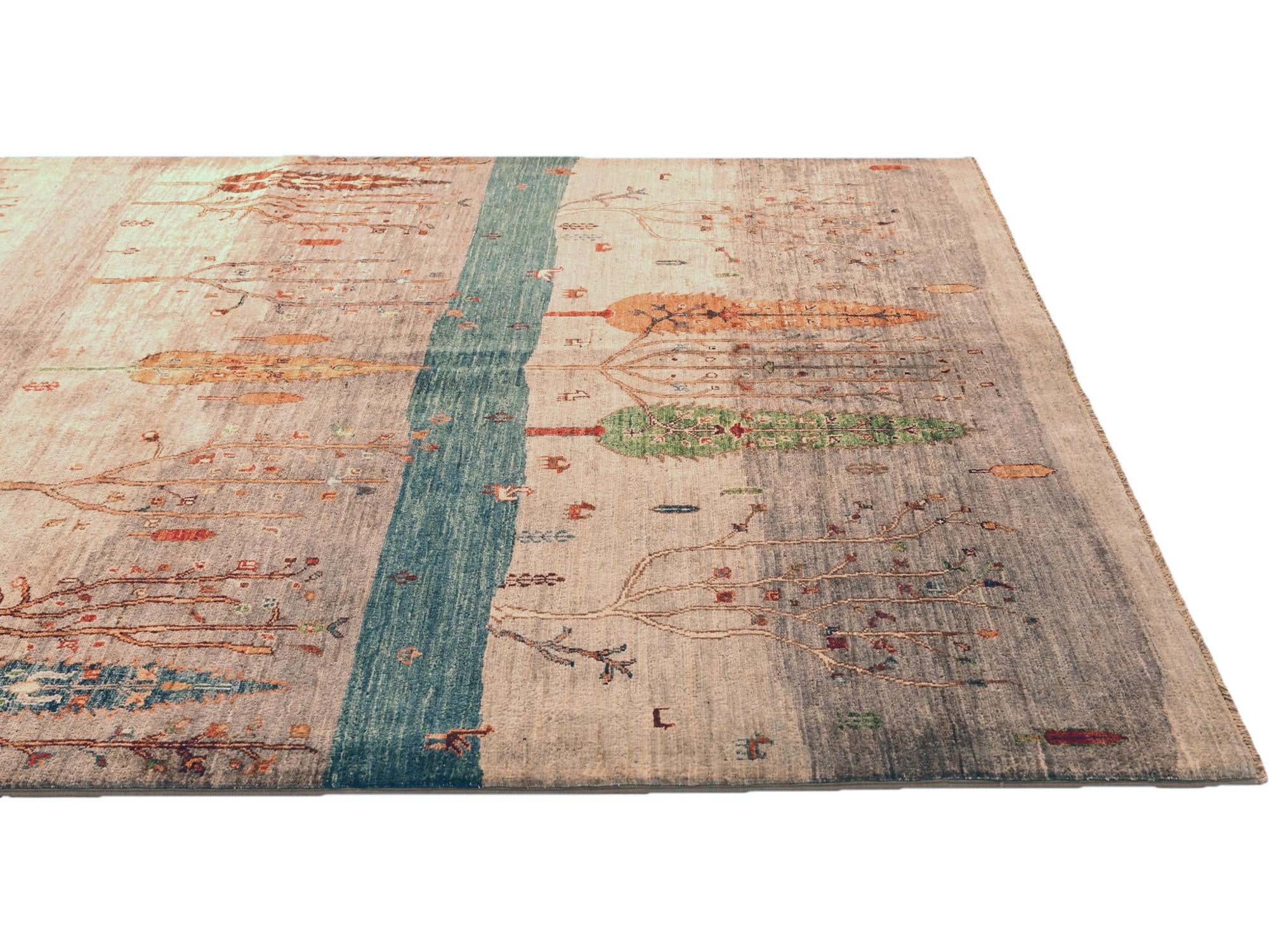 5' 11 x 8' 1 Hand Knotted Ariana Ziegler Rug