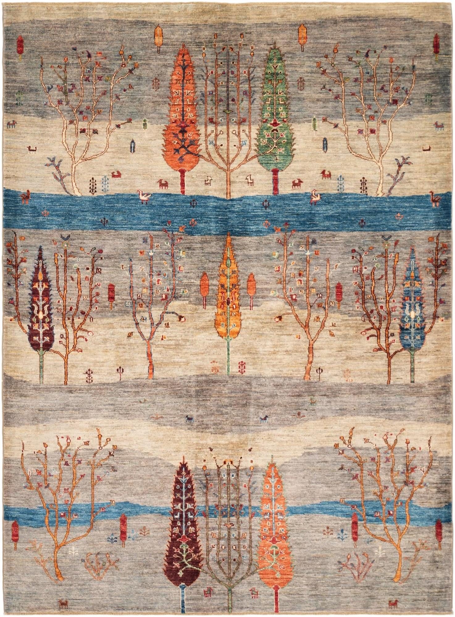 5' 11 x 8' 1 Hand Knotted Ariana Ziegler Rug