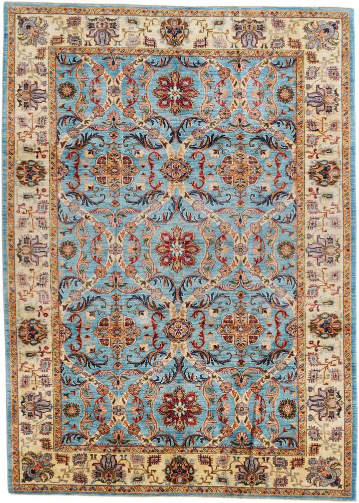 7' 1 x 9' 11 Hand Knotted Ariana Ziegler Rug