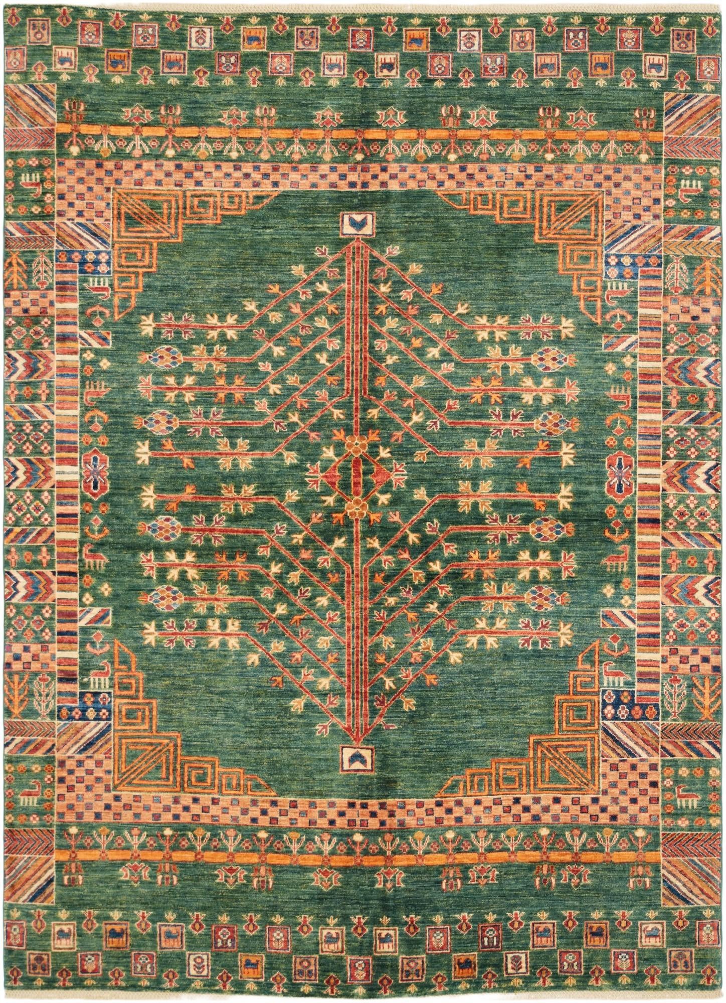 5' 9 x 7' 11 Hand Knotted Ariana Ziegler Rug