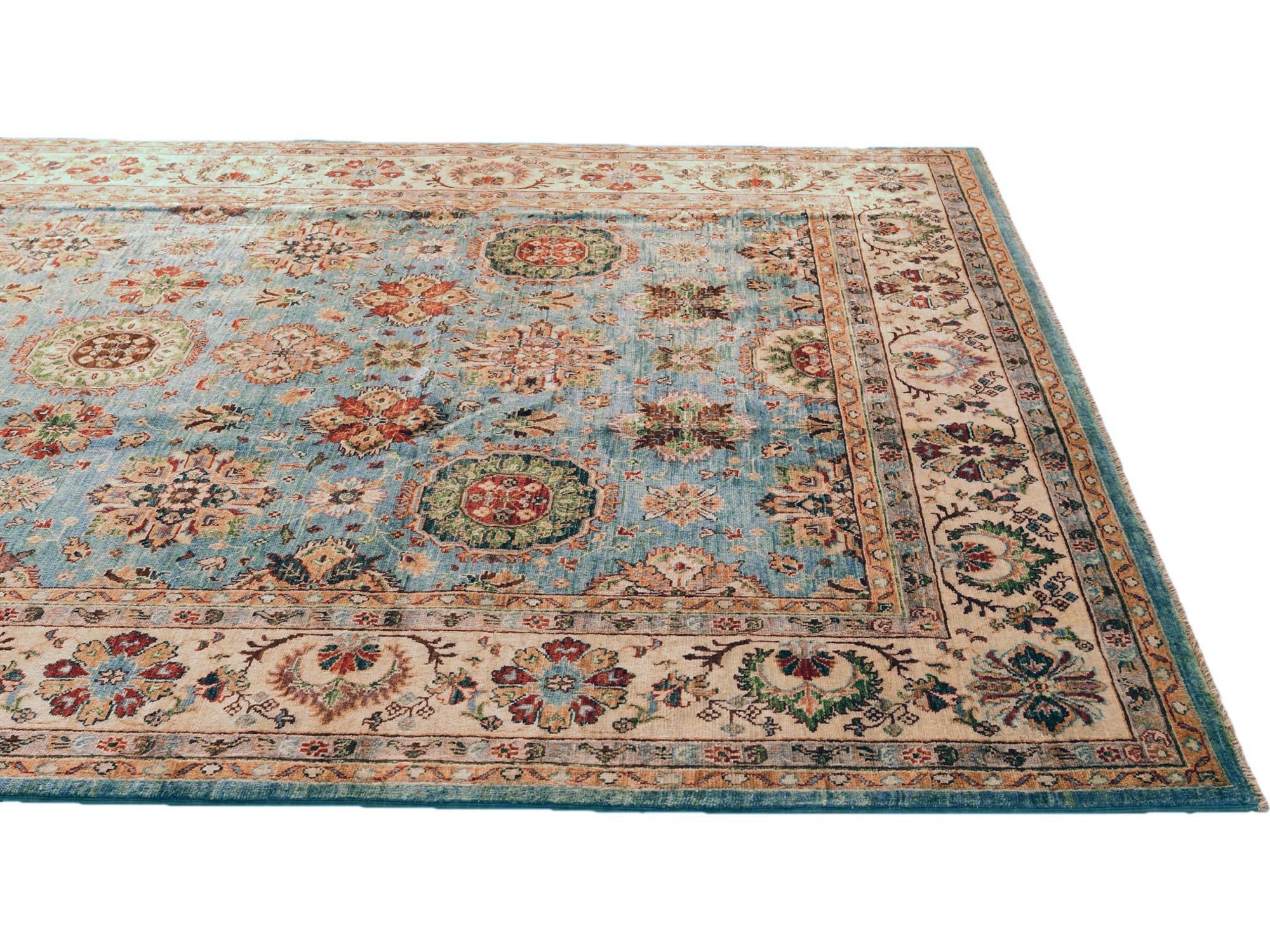 6' 10 x 10' 4 Hand Knotted Ariana Ziegler Rug