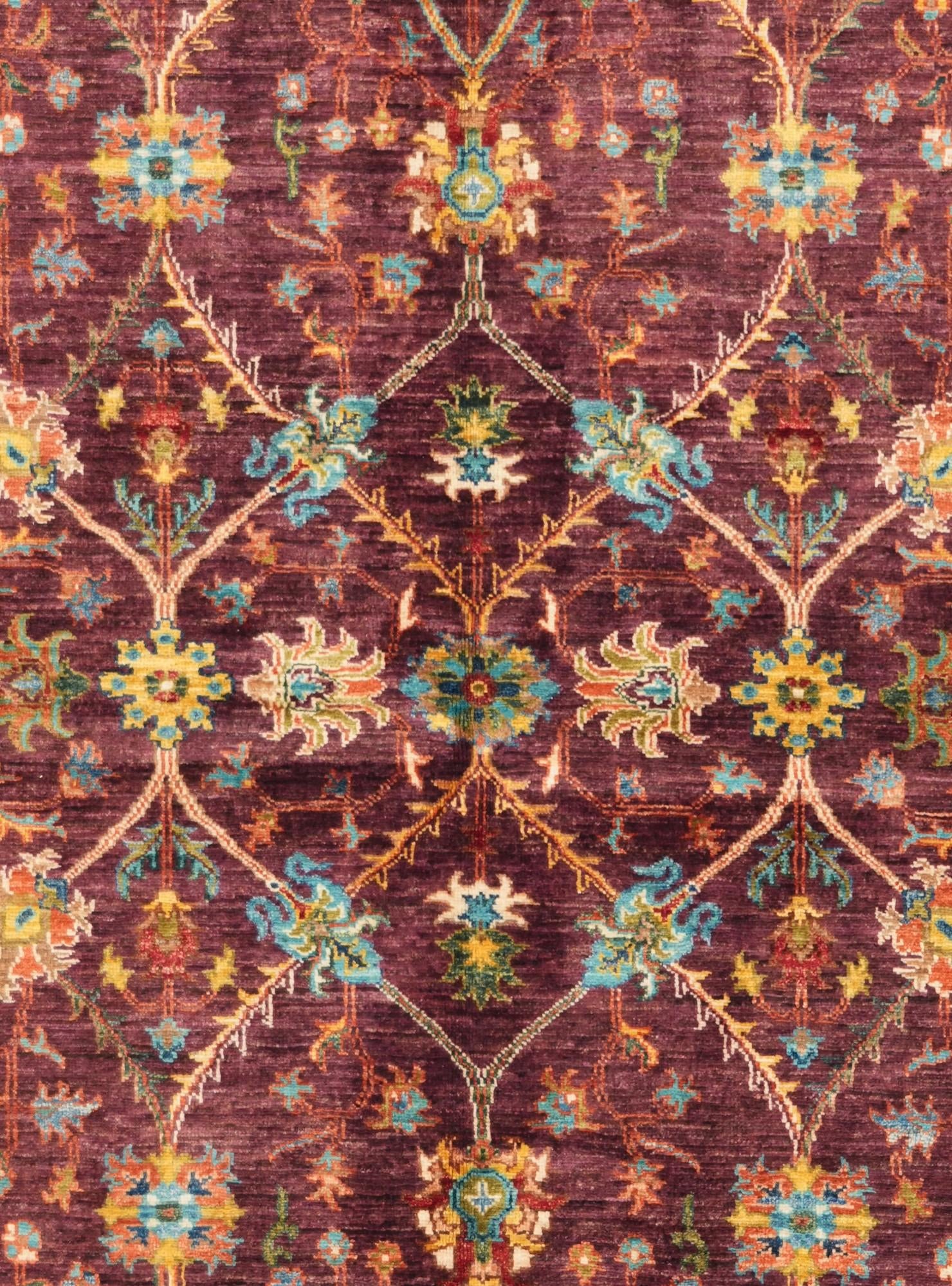 5' 10 x 8' 2 Hand Knotted Ariana Ziegler Rug