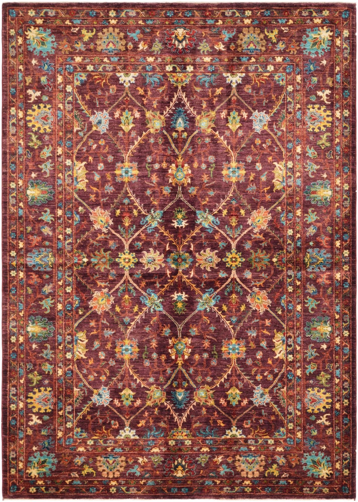 5' 10 x 8' 2 Hand Knotted Ariana Ziegler Rug