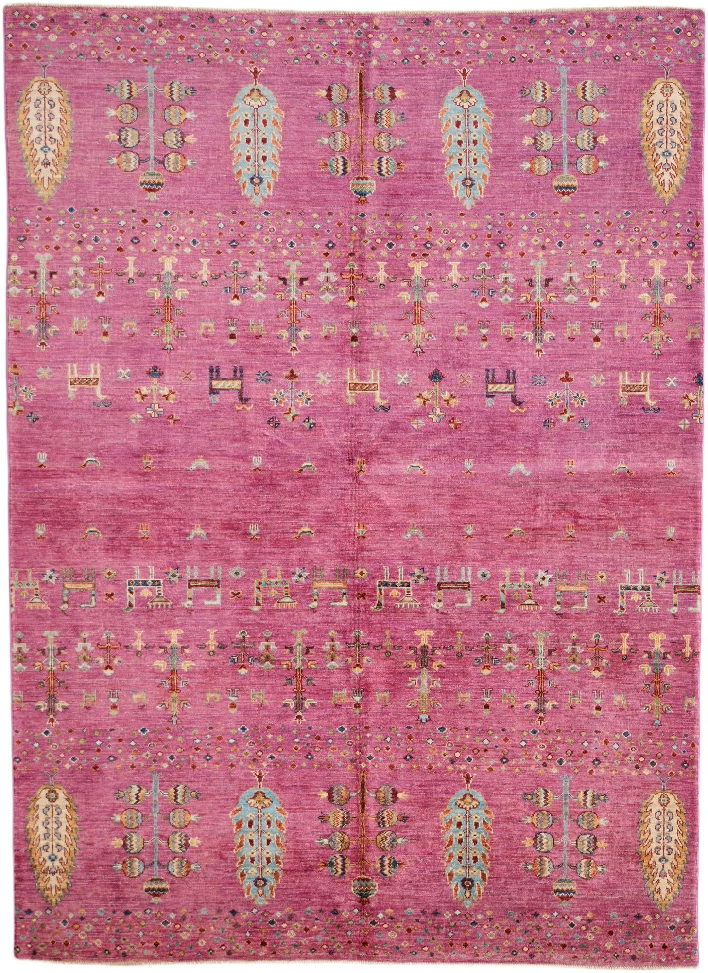 5' 9 x 7' 11 Hand Knotted Ariana Ziegler Rug