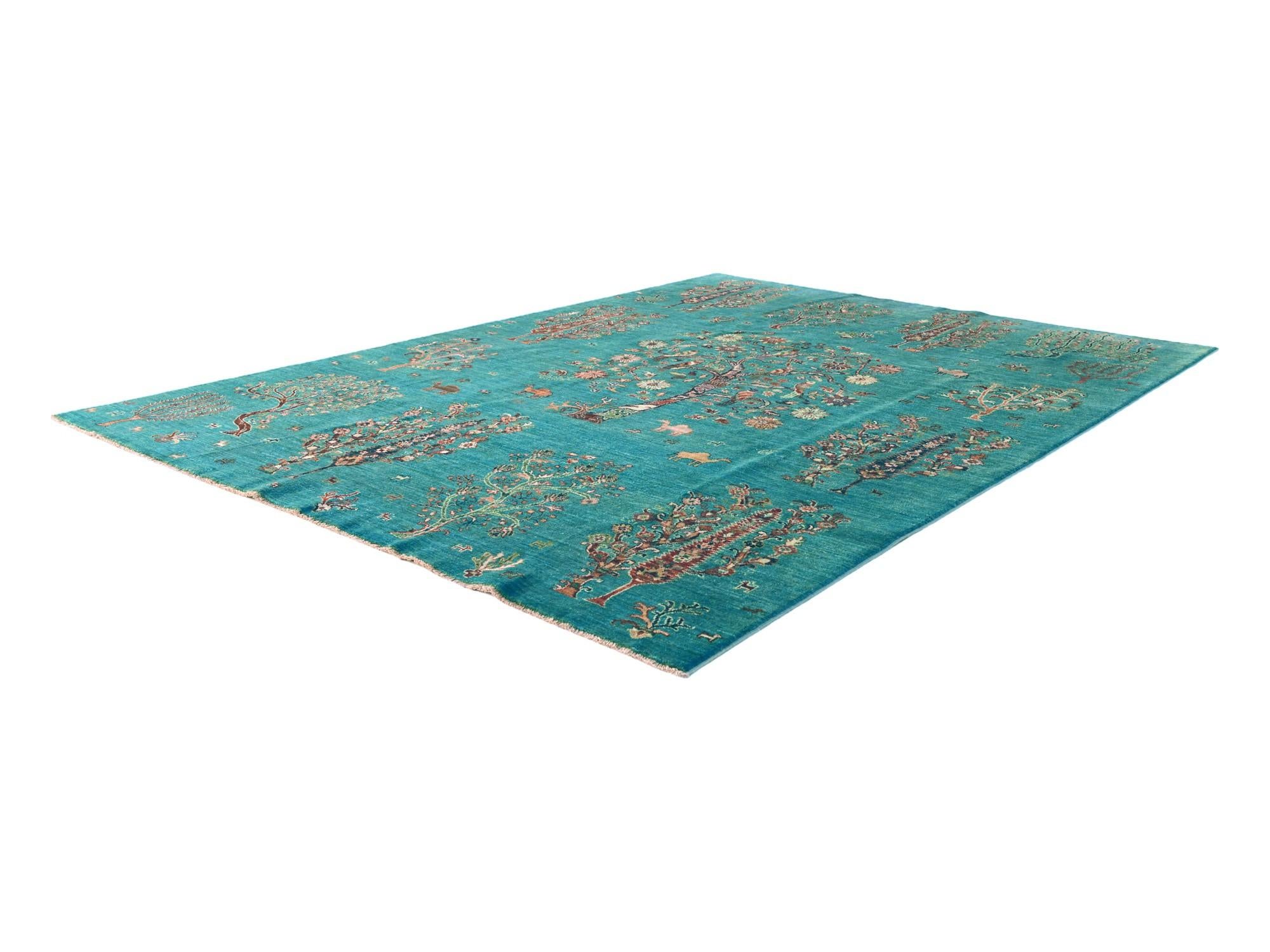 7' 1 x 9' 7 Hand Knotted Ariana Ziegler Rug