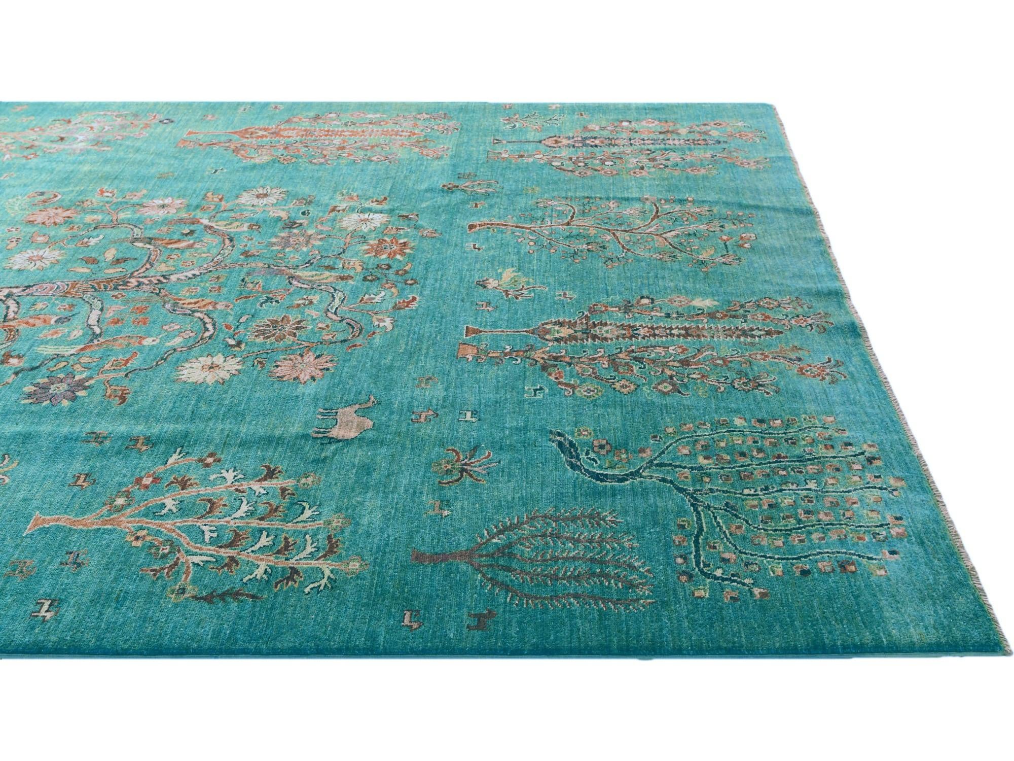 7' 1 x 9' 7 Hand Knotted Ariana Ziegler Rug