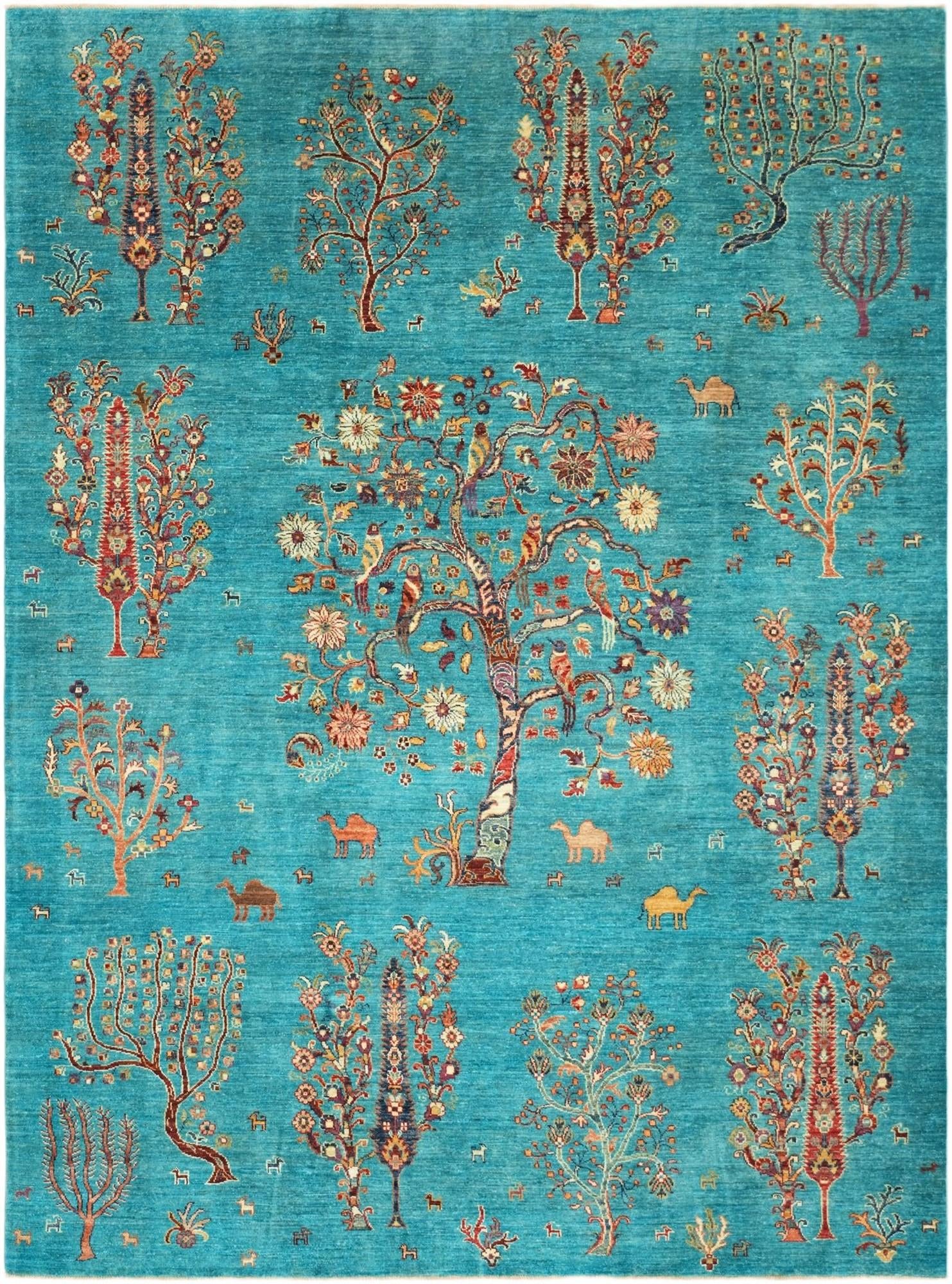 7' 1 x 9' 7 Hand Knotted Ariana Ziegler Rug