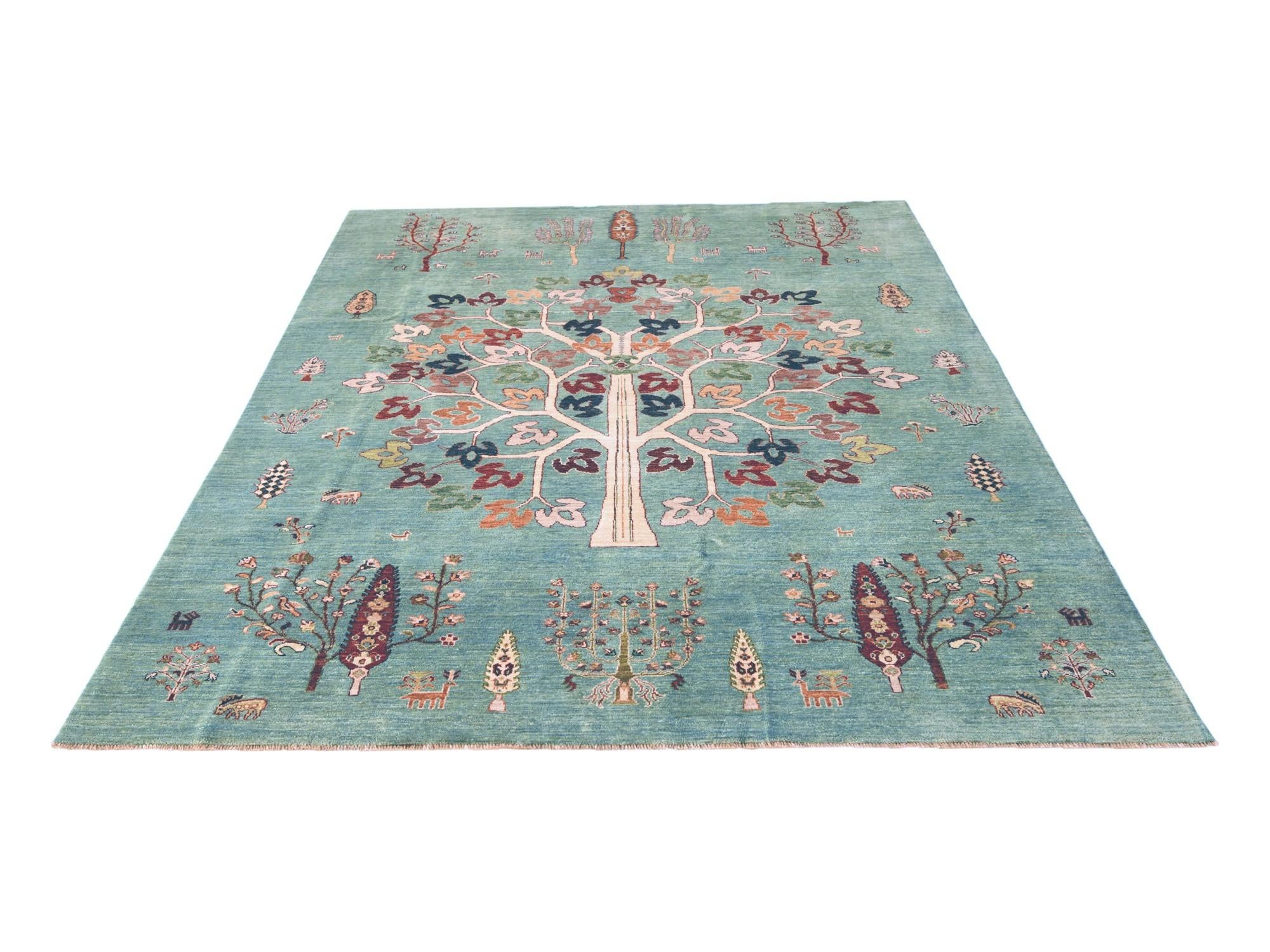 6' 9 x 9' 7 Hand Knotted Ariana Ziegler Rug