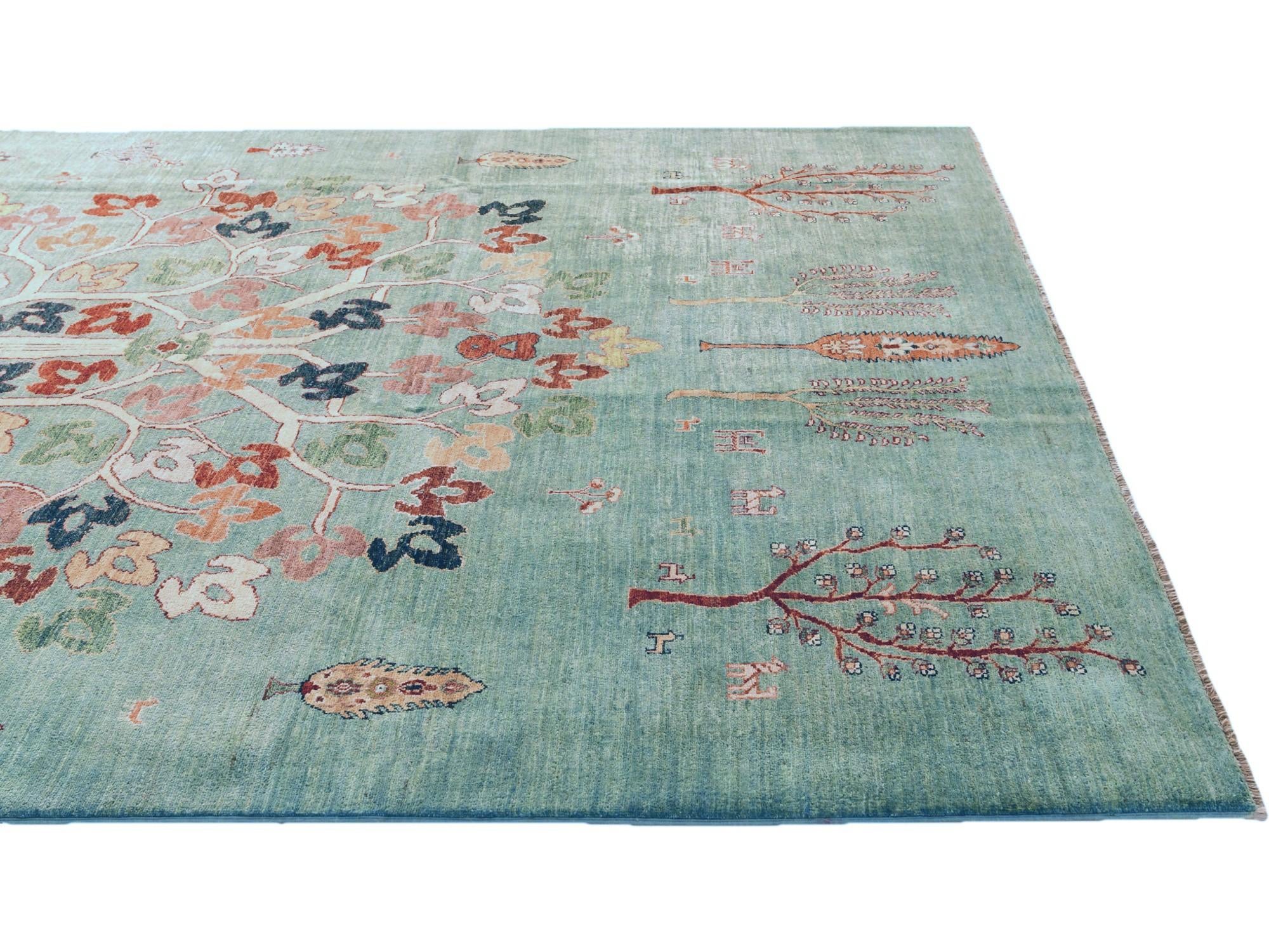 6' 9 x 9' 7 Hand Knotted Ariana Ziegler Rug