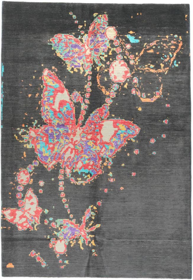Detailansicht von 185cm x 270cm Handgeknüpft Ariana Ziegler Teppich