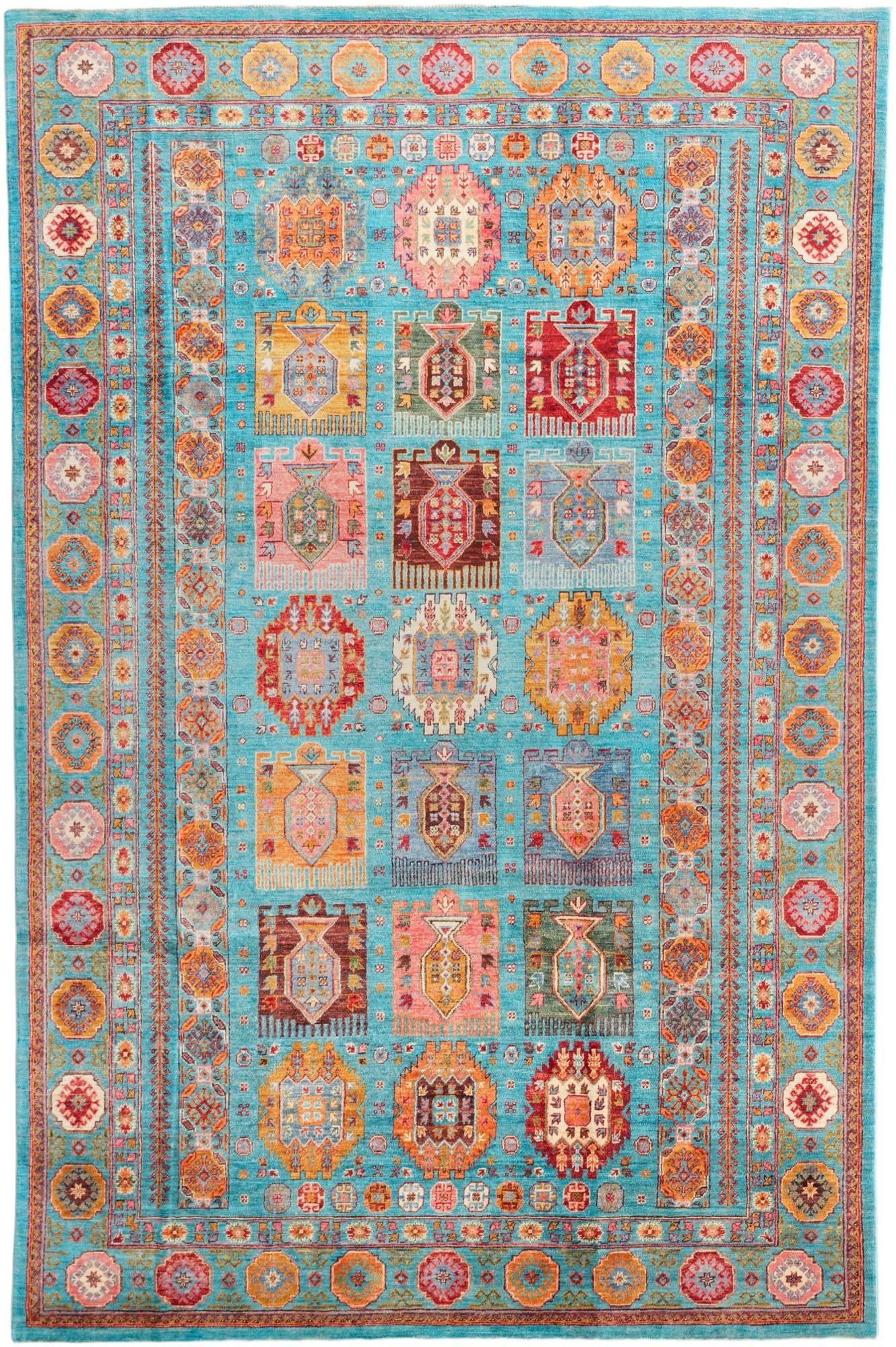 6' 6 x 9' 10 Hand Knotted Ariana Ziegler Rug