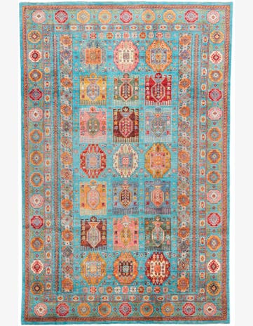 6' 6 x 9' 10 Hand Knotted Ariana Ziegler Rug