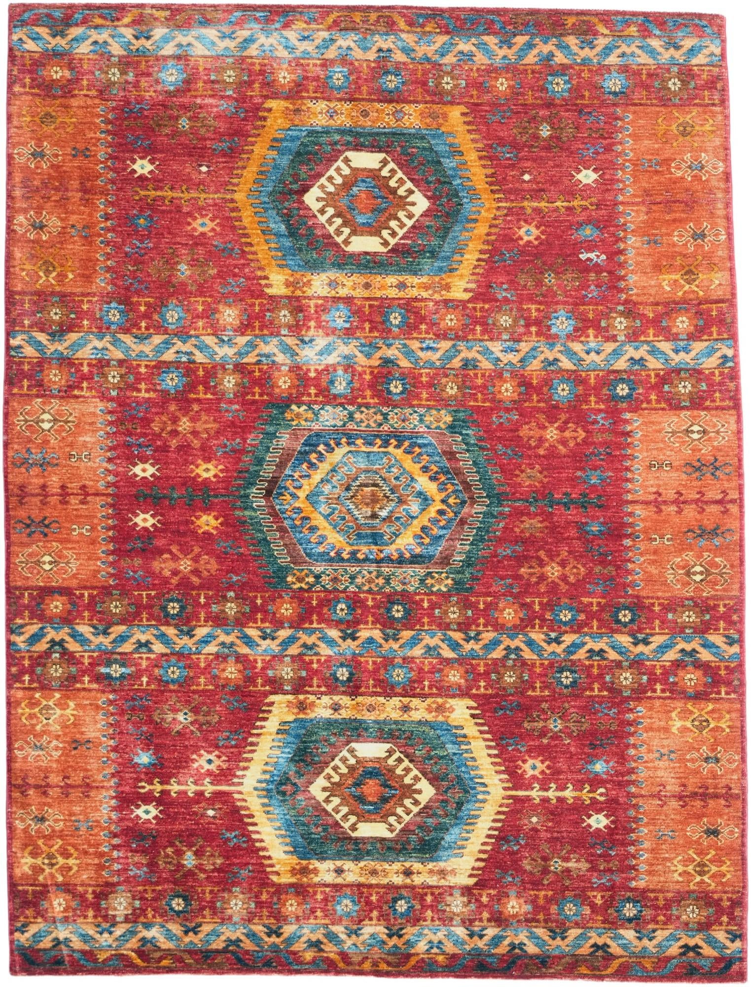 6' x 7' 11 Hand Knotted Ariana Ziegler Rug