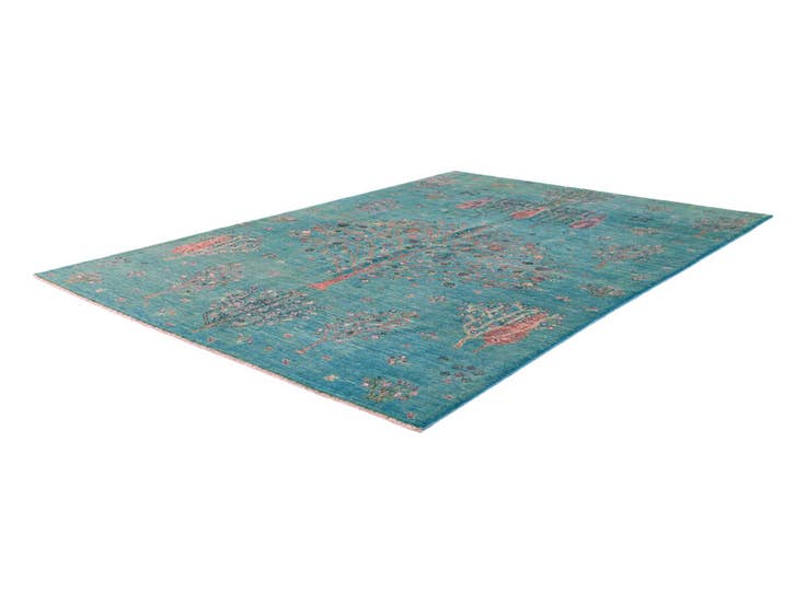 Detail image of 5' 10 x 8' Hand Knotted Ariana Ziegler Rug