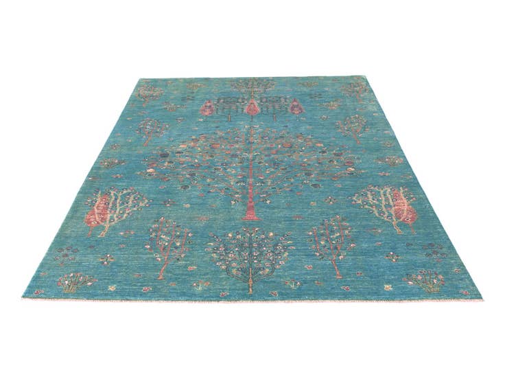 Detail image of 5' 10 x 8' Hand Knotted Ariana Ziegler Rug