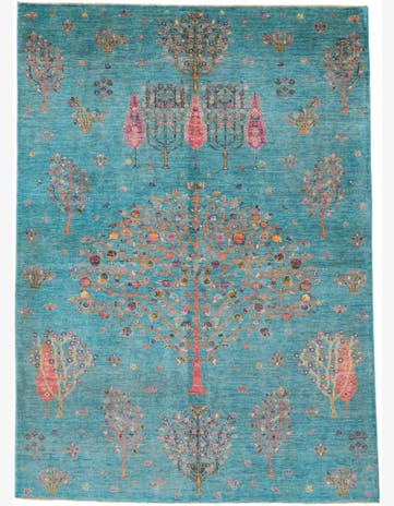 5' 10 x 8' Hand Knotted Ariana Ziegler Rug