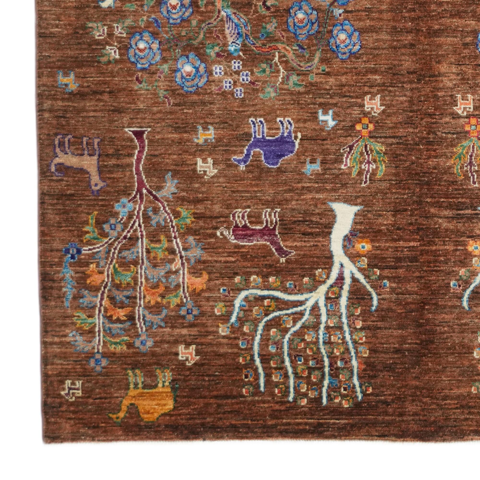 5' 8 x 8' 6 Hand Knotted Ariana Ziegler Rug