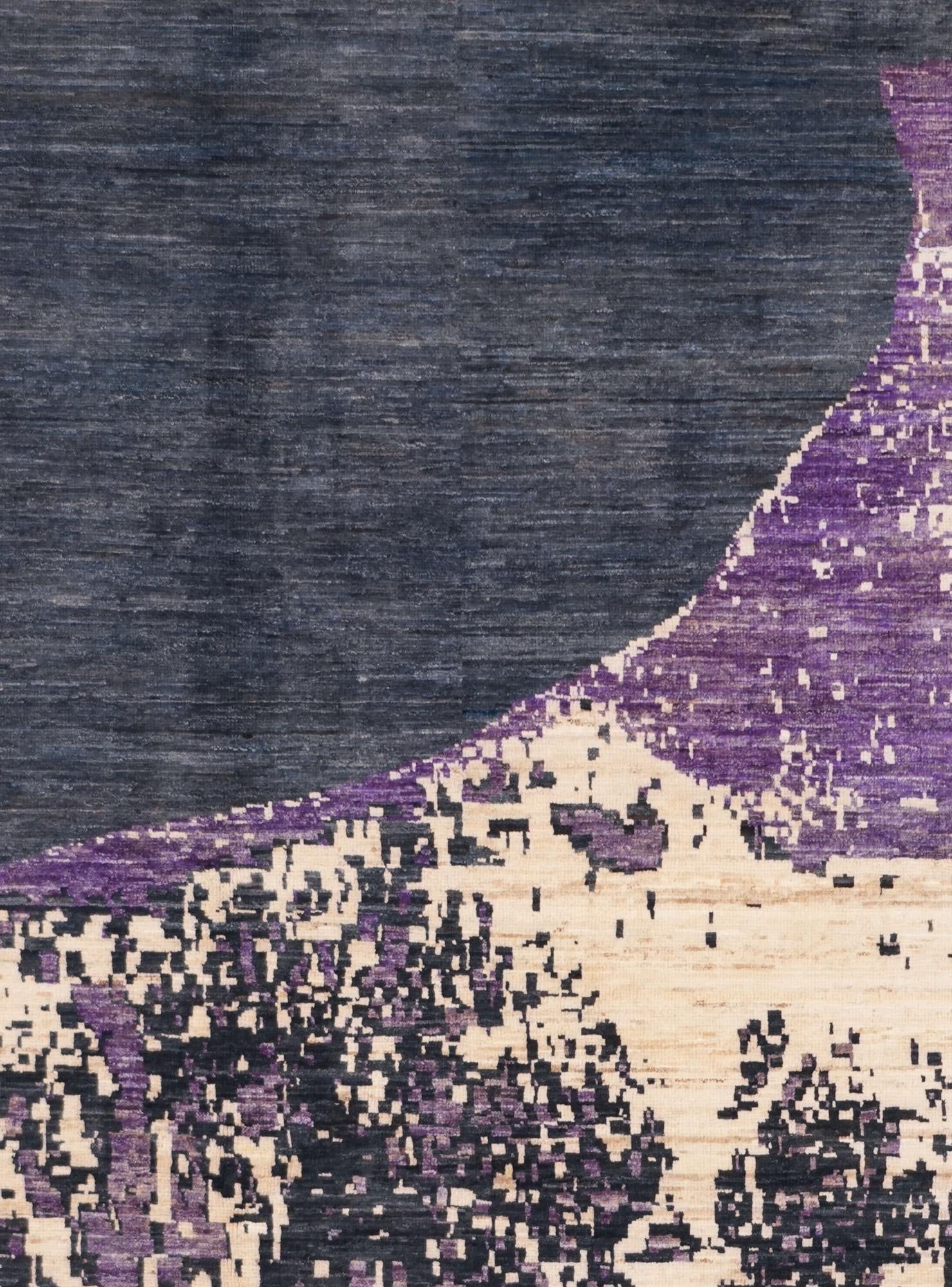 6' 11 x 9' 7 Hand Knotted Ariana Ziegler Rug