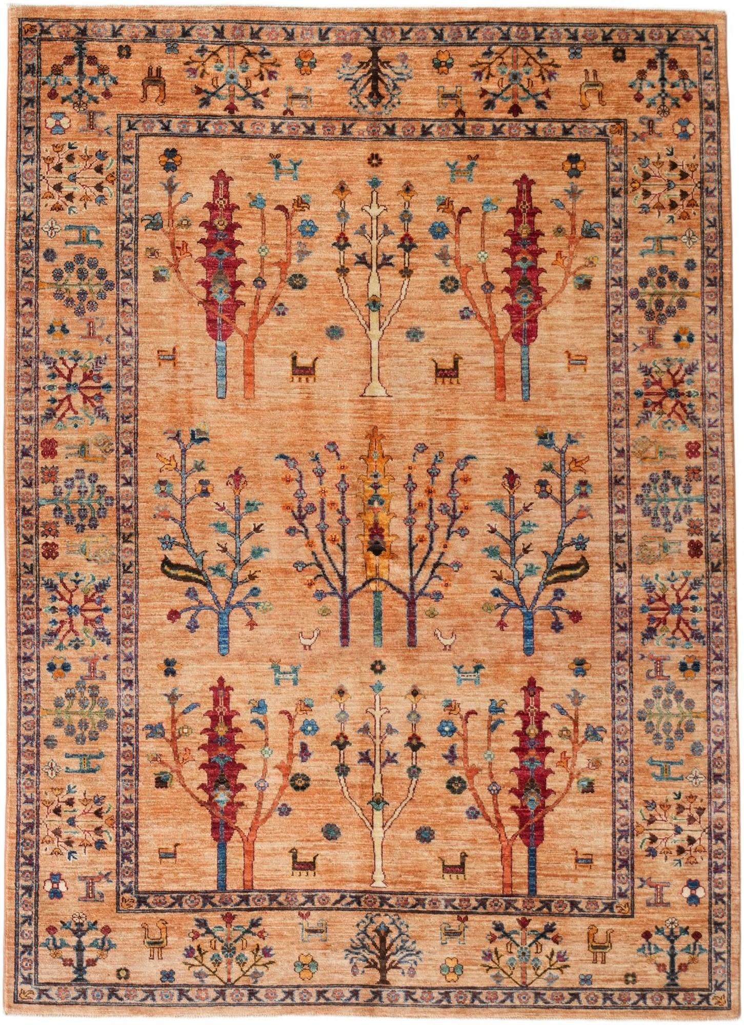 5' 7 x 7' 9 Hand Knotted Ariana Ziegler Rug