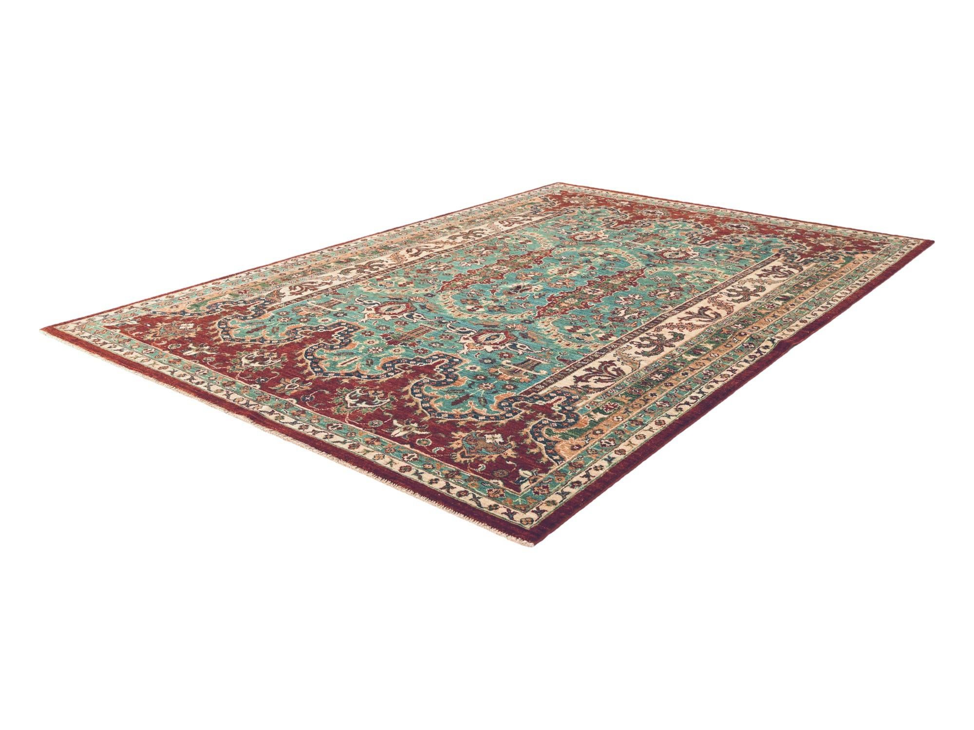 5' 9 x 8' 2 Hand Knotted Ariana Ziegler Rug