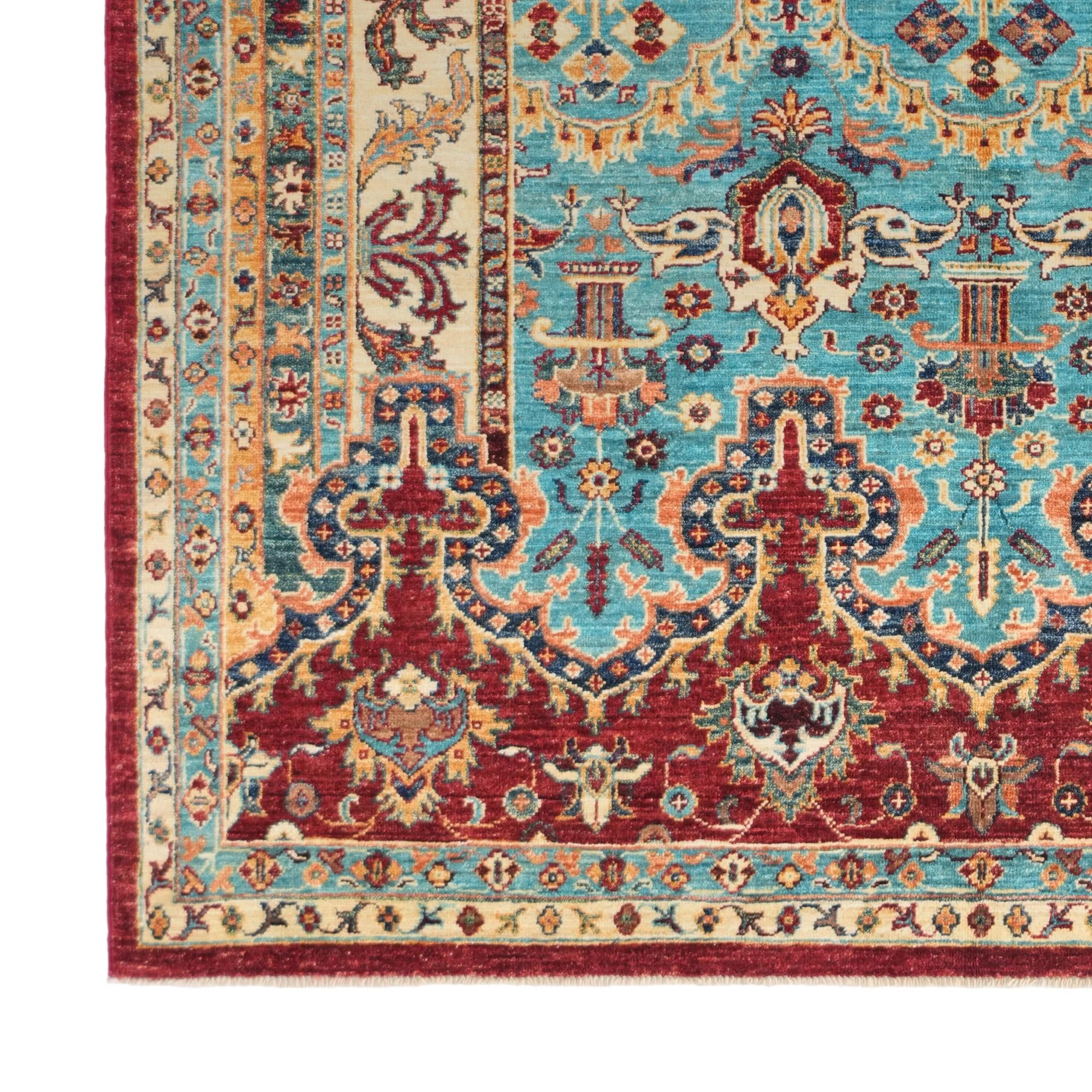 5' 9 x 8' 2 Hand Knotted Ariana Ziegler Rug