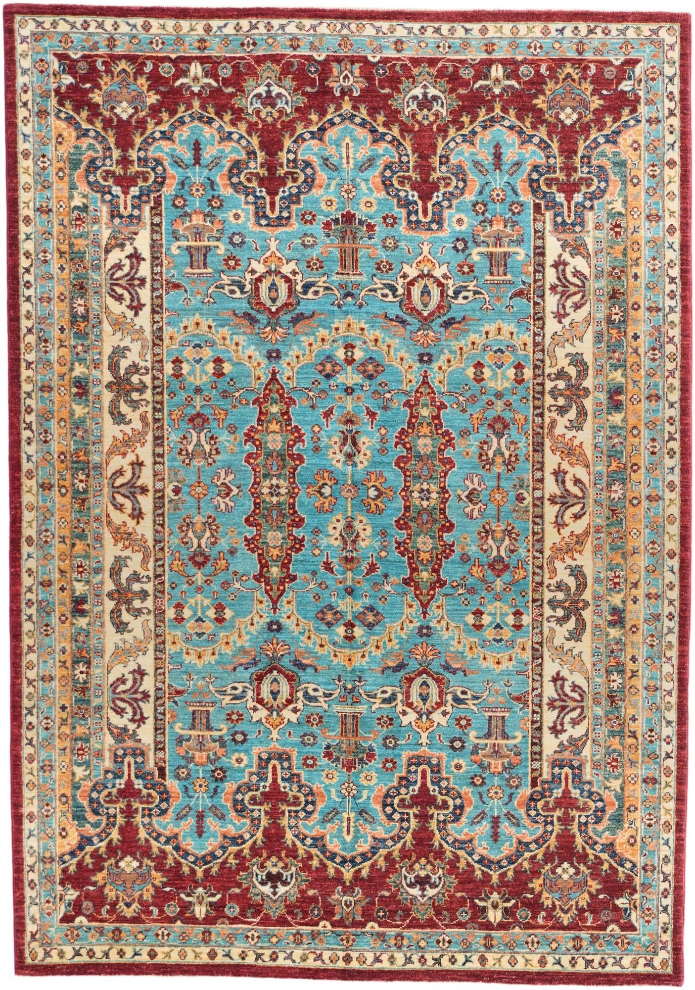 5' 9 x 8' 2 Hand Knotted Ariana Ziegler Rug