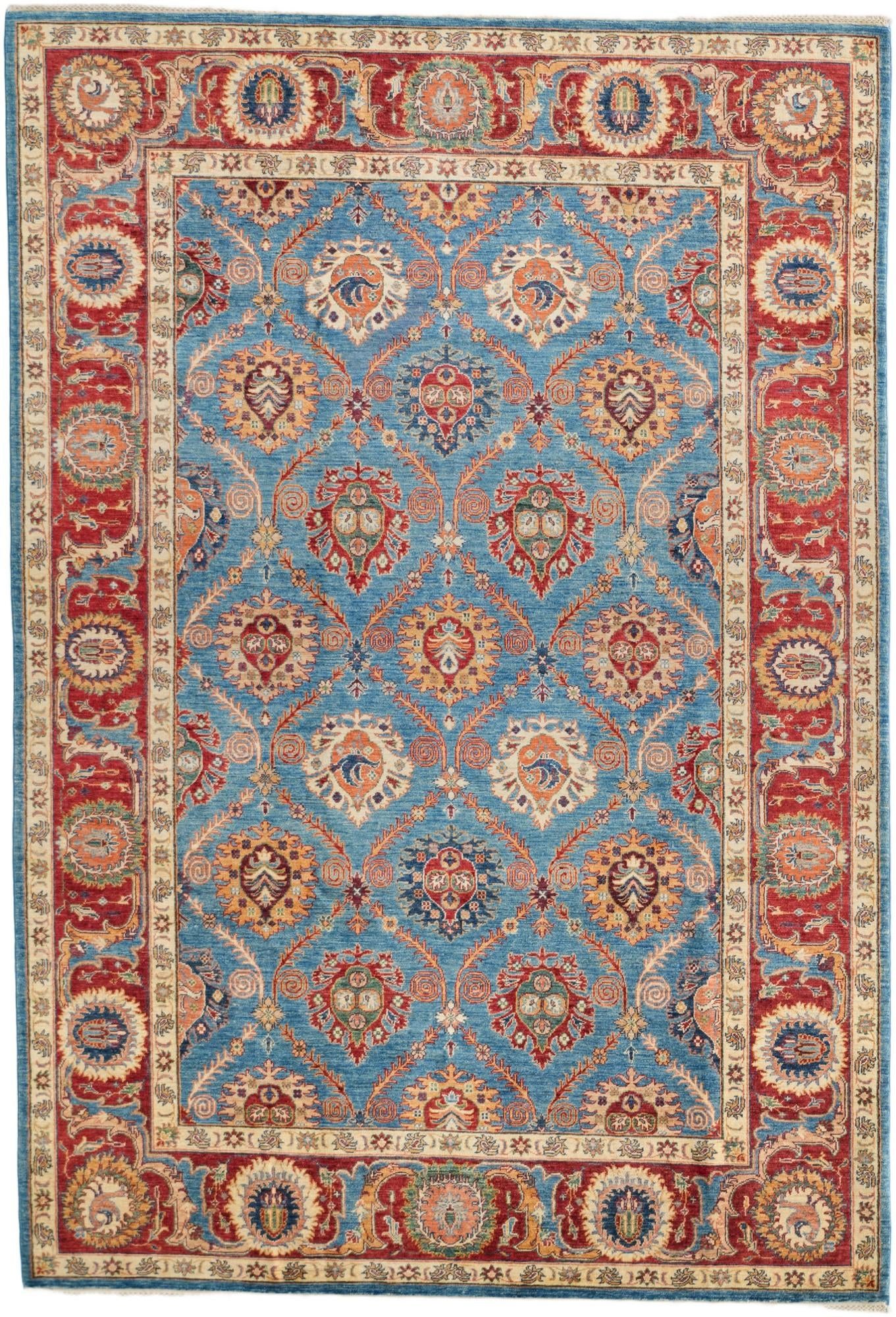 6' 9 x 9' 11 Hand Knotted Ariana Ziegler Rug