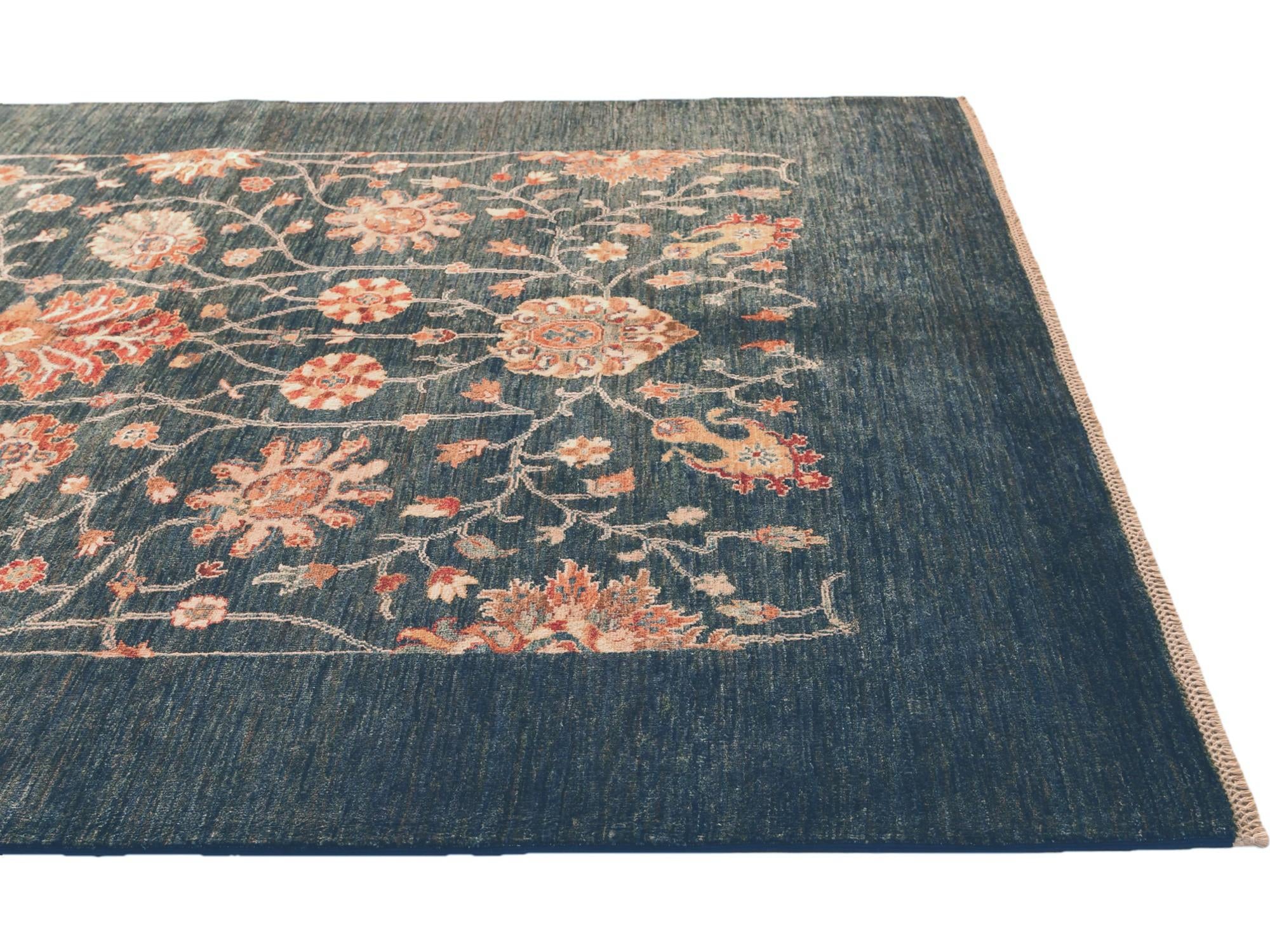 5' 9 x 8' 2 Hand Knotted Ariana Ziegler Rug