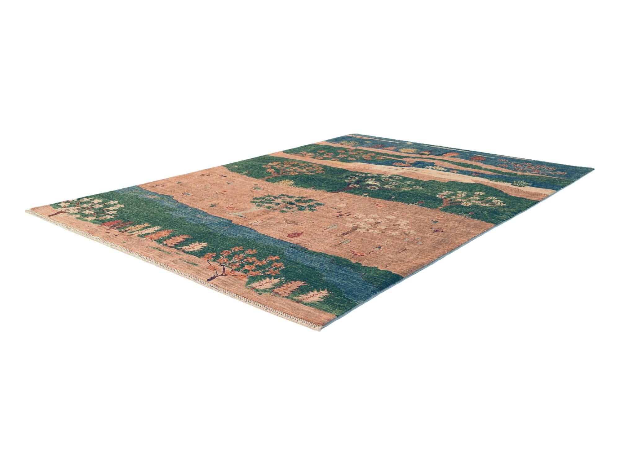 5' 6 x 7' 9 Hand Knotted Ariana Ziegler Rug