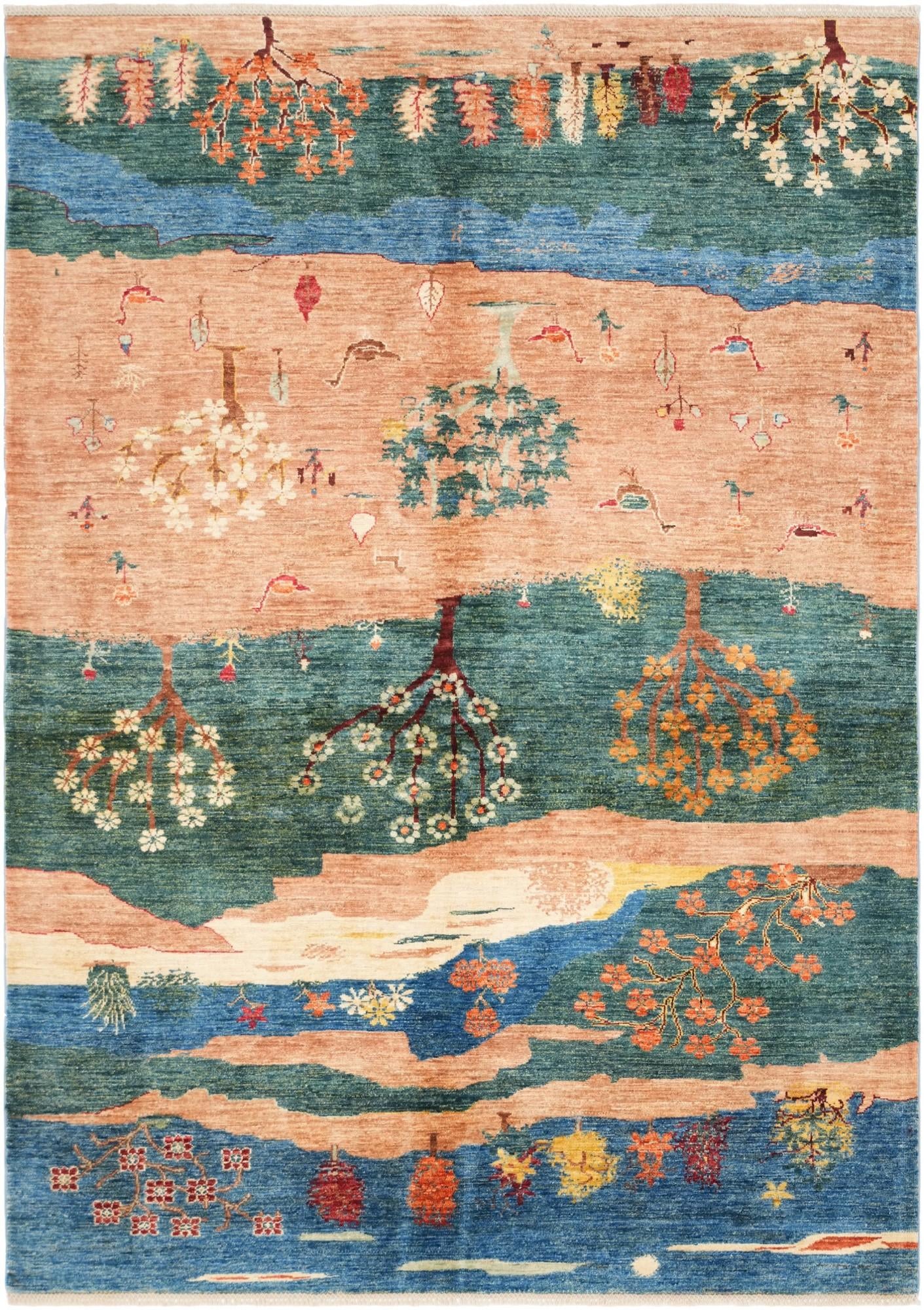 5' 6 x 7' 9 Hand Knotted Ariana Ziegler Rug