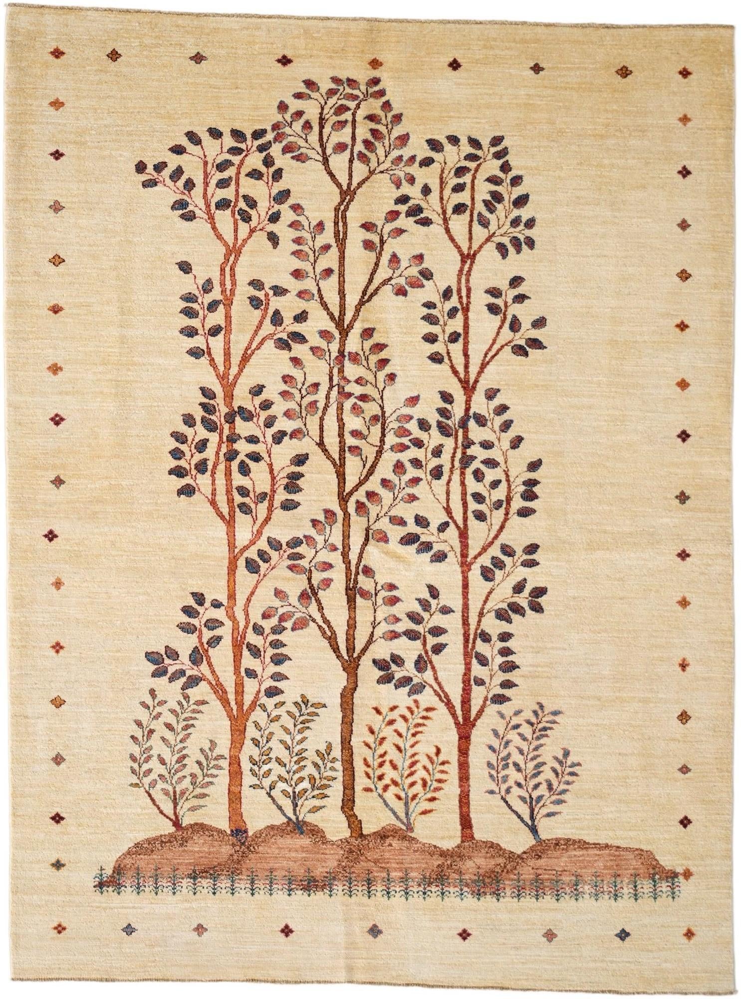 5' 9 x 7' 9 Hand Knotted Ariana Ziegler Rug