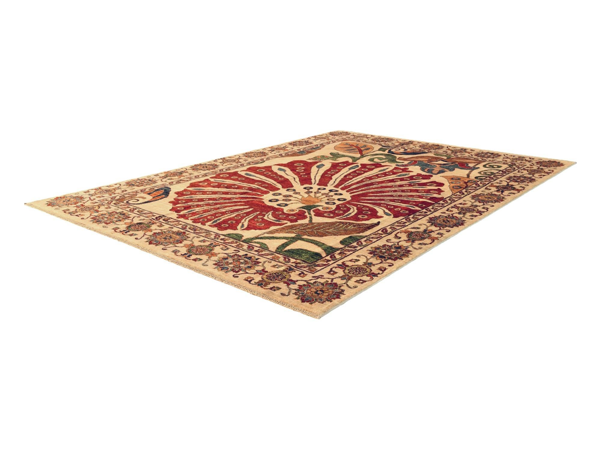 7' x 9' 11 Hand Knotted Ariana Ziegler Rug