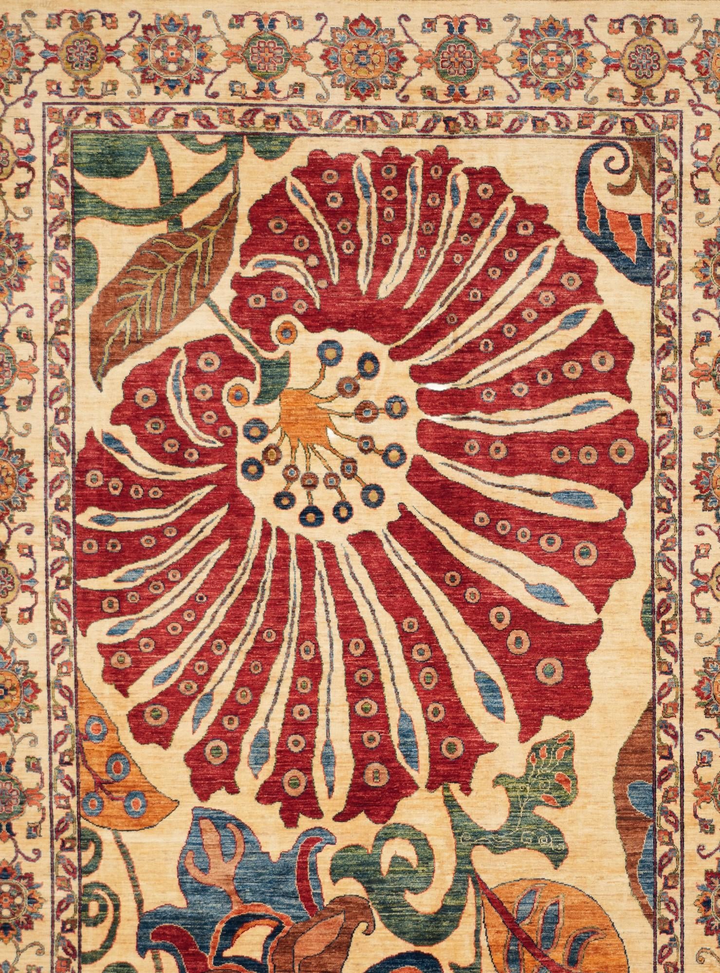 7' x 9' 11 Hand Knotted Ariana Ziegler Rug
