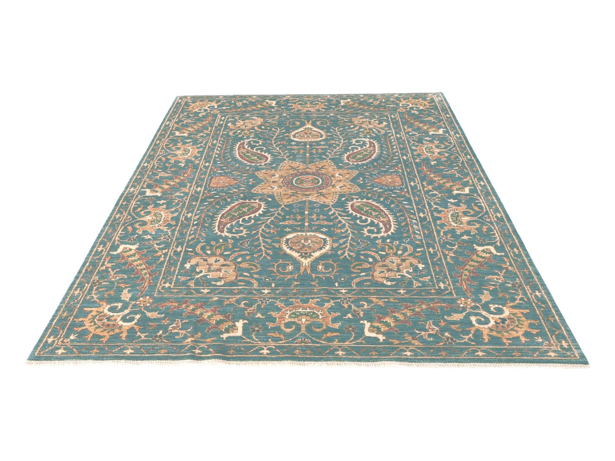 6' 10 x 9' 8 Hand Knotted Ariana Ziegler Rug