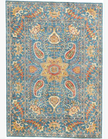 6' 10 x 9' 8 Hand Knotted Ariana Ziegler Rug