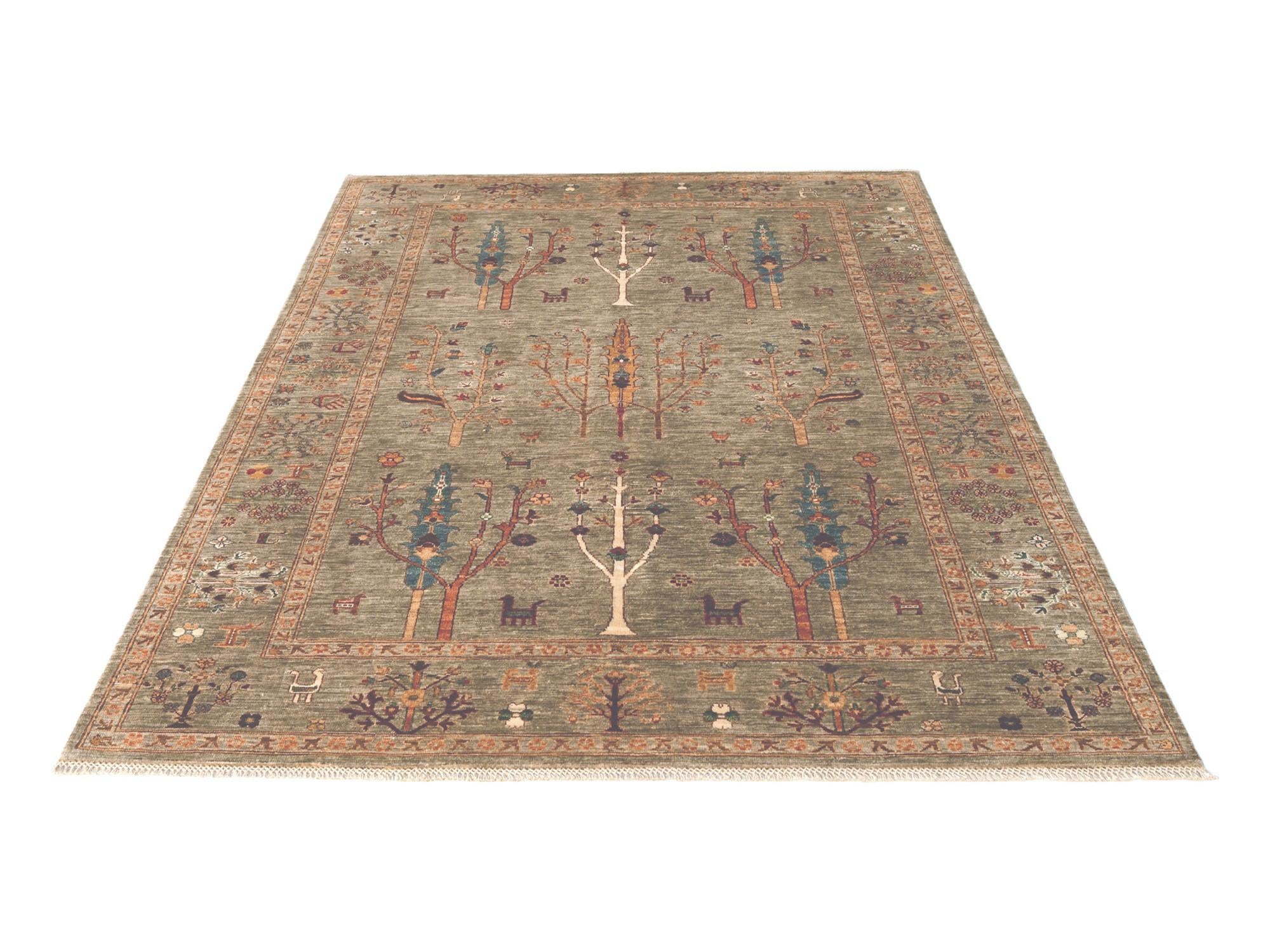 5' 10 x 7' 10 Hand Knotted Ariana Ziegler Rug