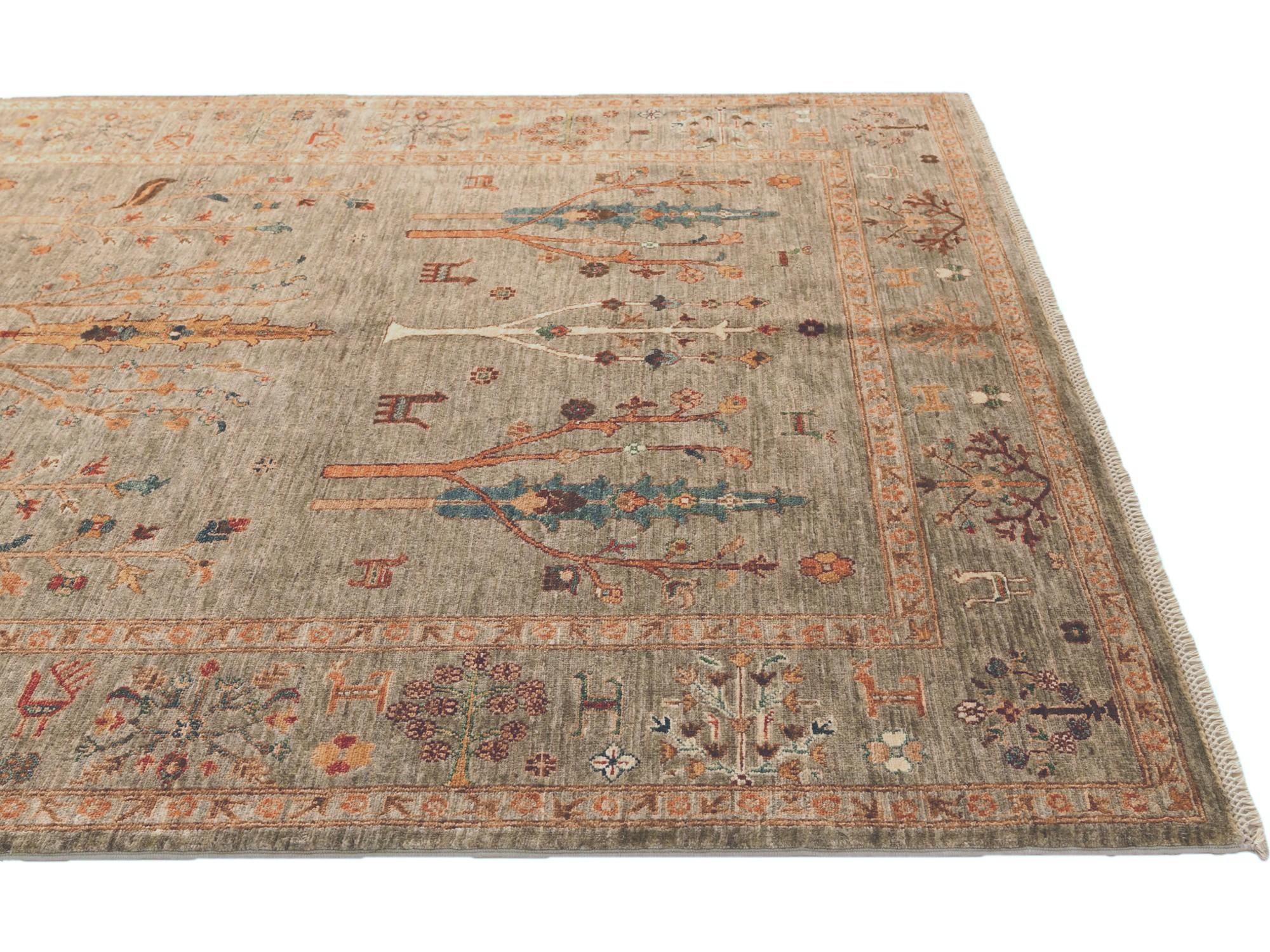 5' 10 x 7' 10 Hand Knotted Ariana Ziegler Rug