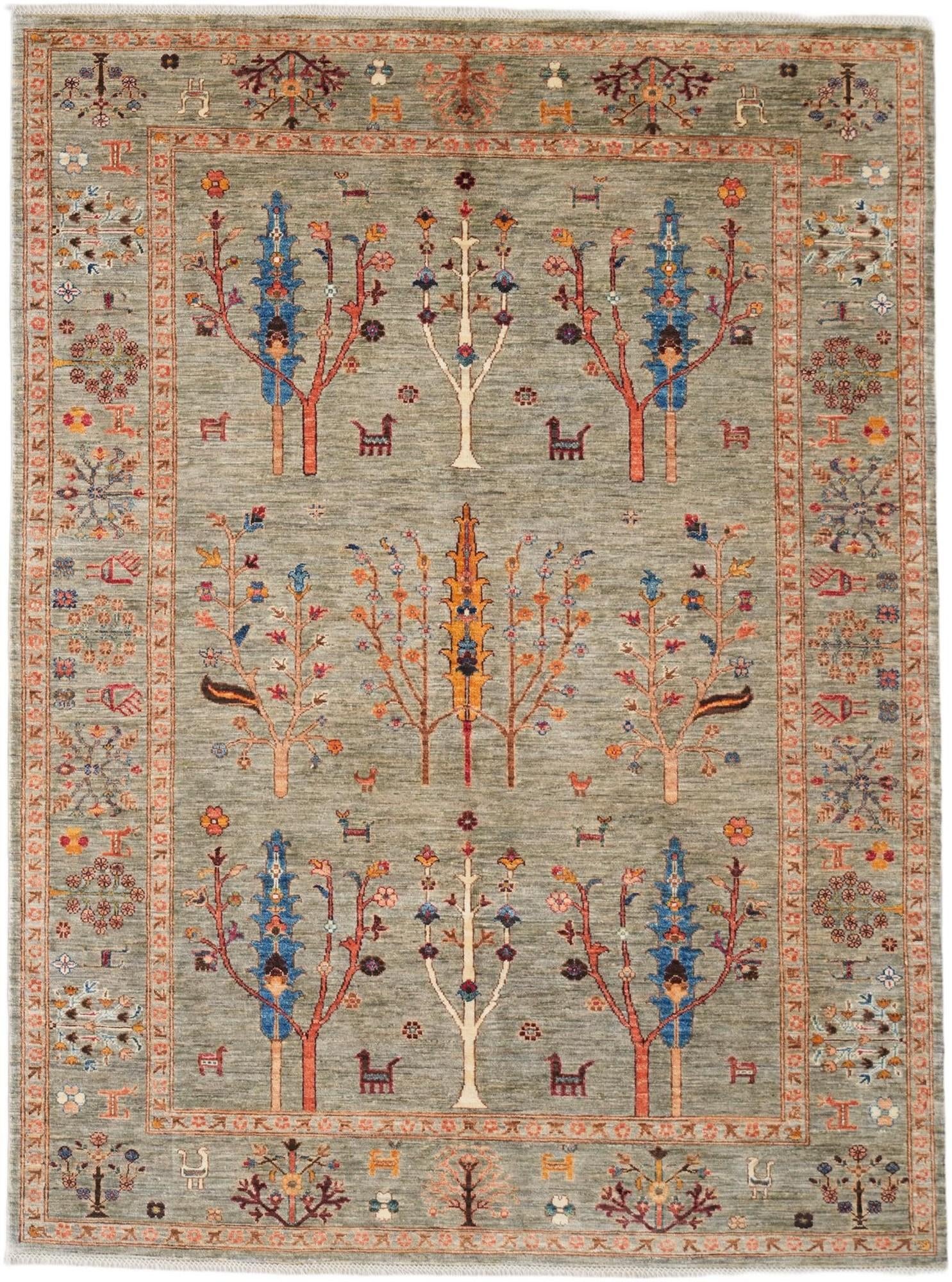5' 10 x 7' 10 Hand Knotted Ariana Ziegler Rug